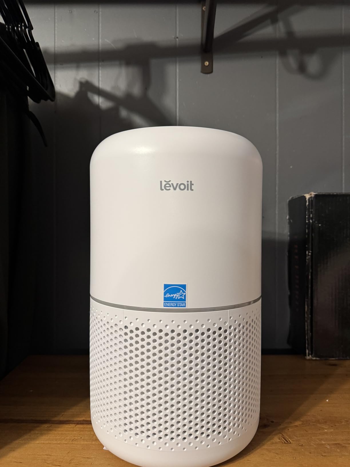 LEVOIT Air Purifier for Home Allergies Pet Hair in Bedroom, Covers Up to 1073 ft² by 56W High Torque Motor, AHAM VERIFIDE, 3-in-1 Filter with HEPA Sleep Mode, Remove Dust Smoke Odor, Core300-P, White customer photo 2