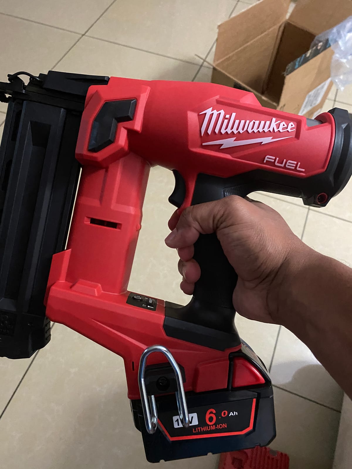 Milwaukee M18 Fuel 18 Gauge Brad Nailer customer photo 2