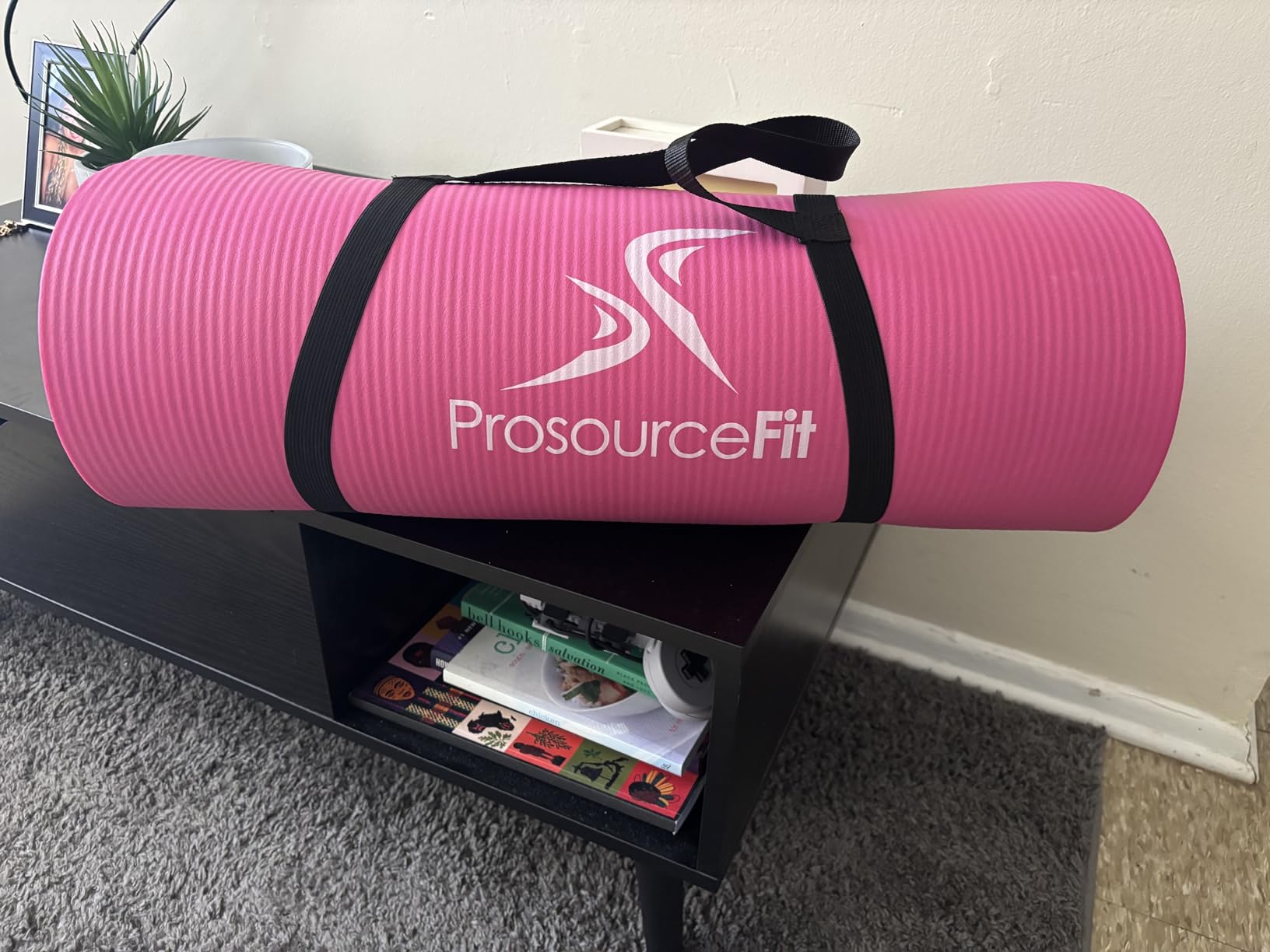 ProsourceFit Extra Thick Yoga and Pilates Mat 1/2-Inch (13mm) or 1-Inch (25mm), 71-inch Long High Density Exercise Mat with Comfort Foam and Carrying Strap customer photo 1