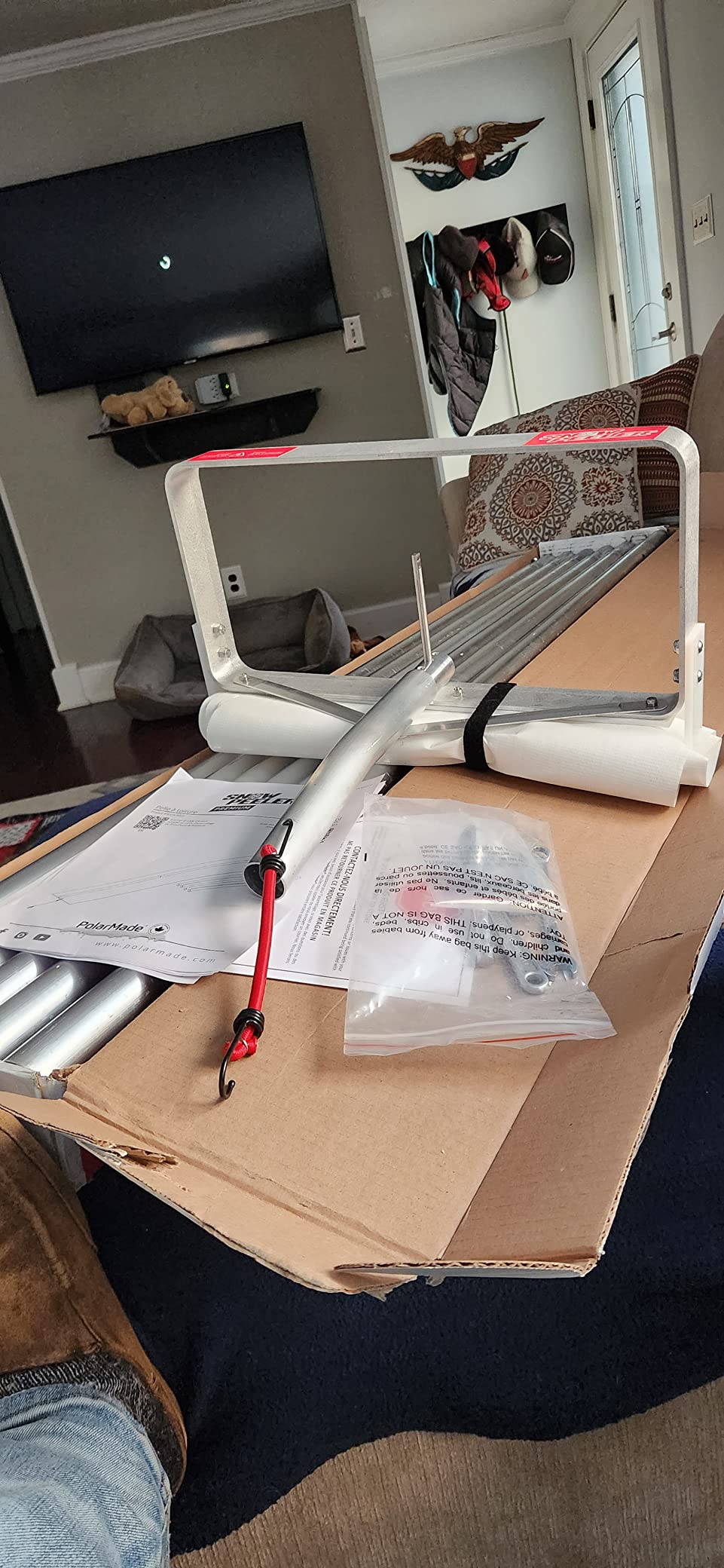 SNOWPEELER Premium Roof Rake for Snow Removal - 30 ft. Snow Removal Tool - Snow Rake for House Roof - Snow Roof Rake - Telescopic Heavy Duty Snow Shovel for Rooftop customer photo 2