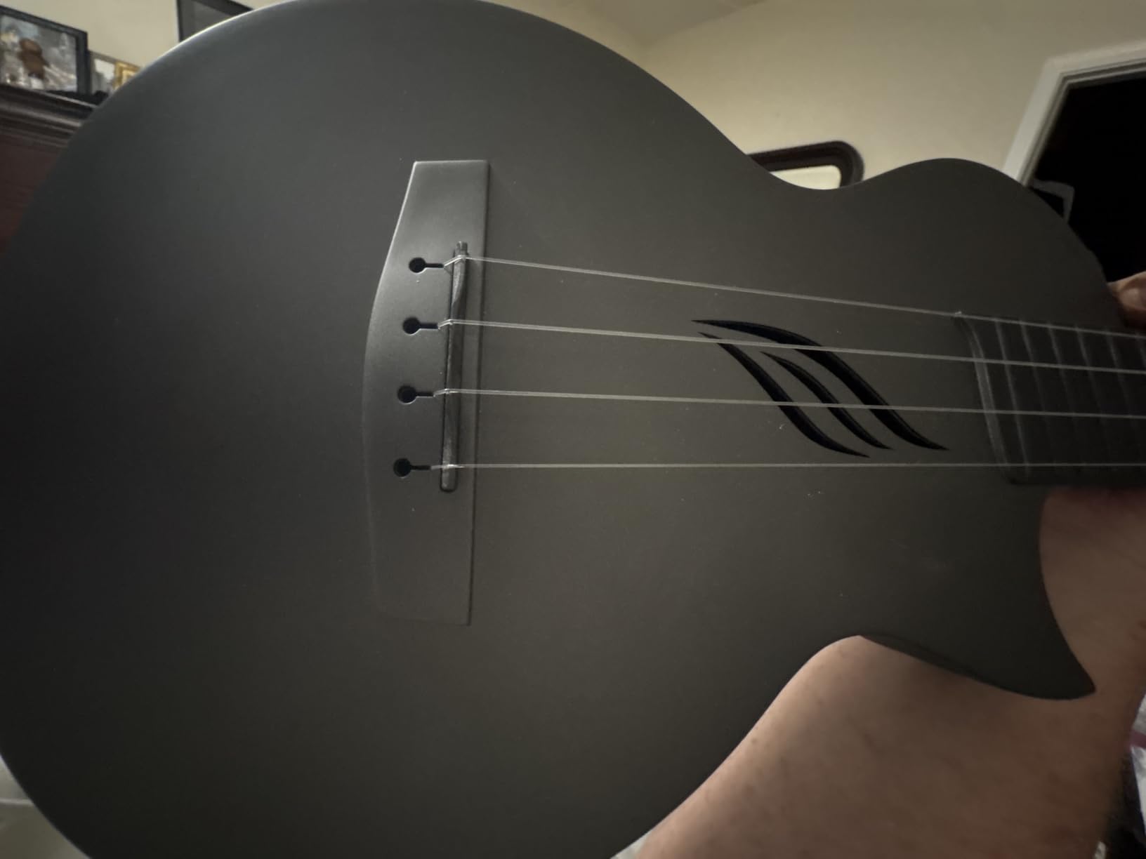 Enya NOVA U 23-Inch Carbon Fiber Concert Travel Ukulele, Black | Waterproof Body, Resists Humidity, Heat and Cold, Lightweight 1.25 lb, for Adults and Beginners, Case, Strap, Capo, Strings customer photo 1