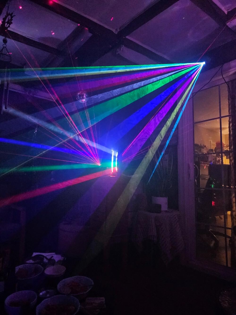 Betopper 8x3W Spider Moving Head DJ Light, RGBW Stage Disco Light - 2 Packs customer photo 2