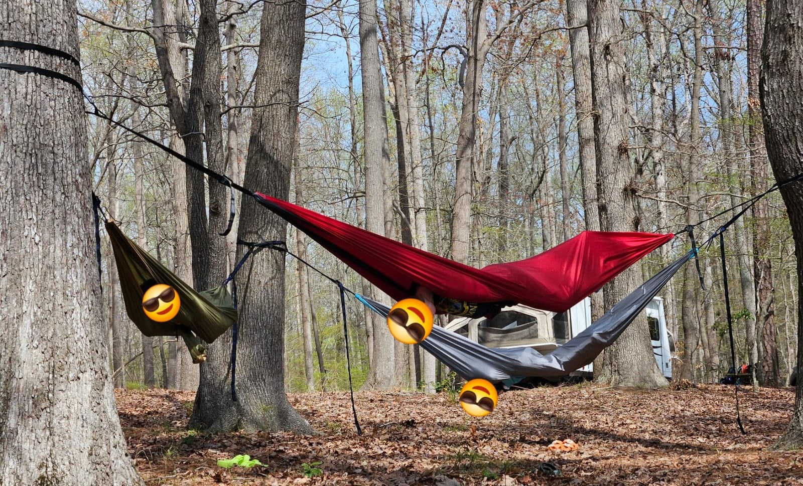Kootek Camping Hammock 400lbs Capacity Outdoor Camping Essentials, Single | Outside&Indoors, Tree-Friendly Straps, Attached Carry Bag, 210T Parachute Nylon, D-Shaped Carabiners, Lightweight, Hand Wash customer photo 2