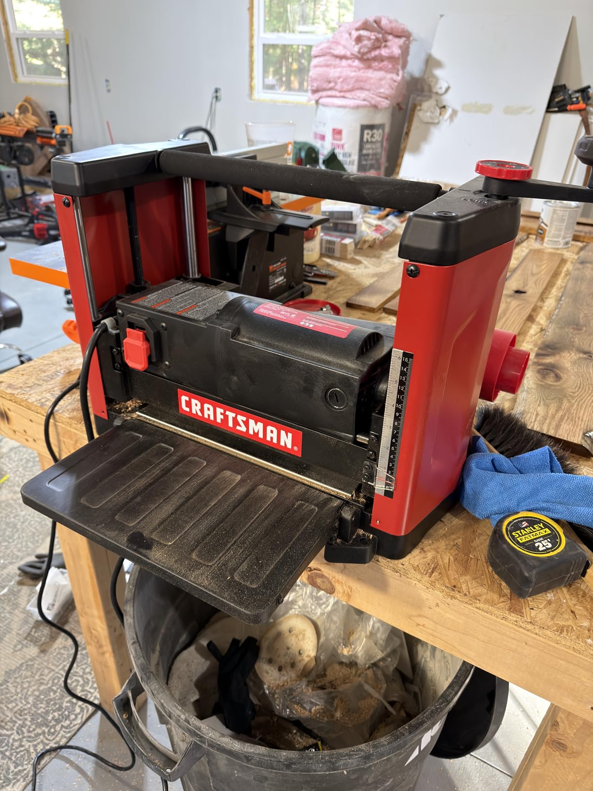 CRAFTSMAN Planer, 15 Amp, For Benchtops, Two Knife Solid Steel Cutter Head (CMEW320) customer photo 1