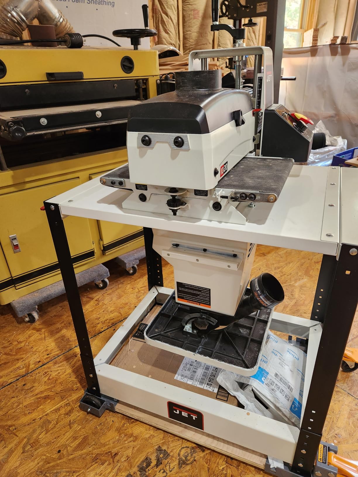 JET 10-Inch Benchtop Drum Sander, 1 HP, 115V 1Ph (Model JWDS-1020) customer photo 2
