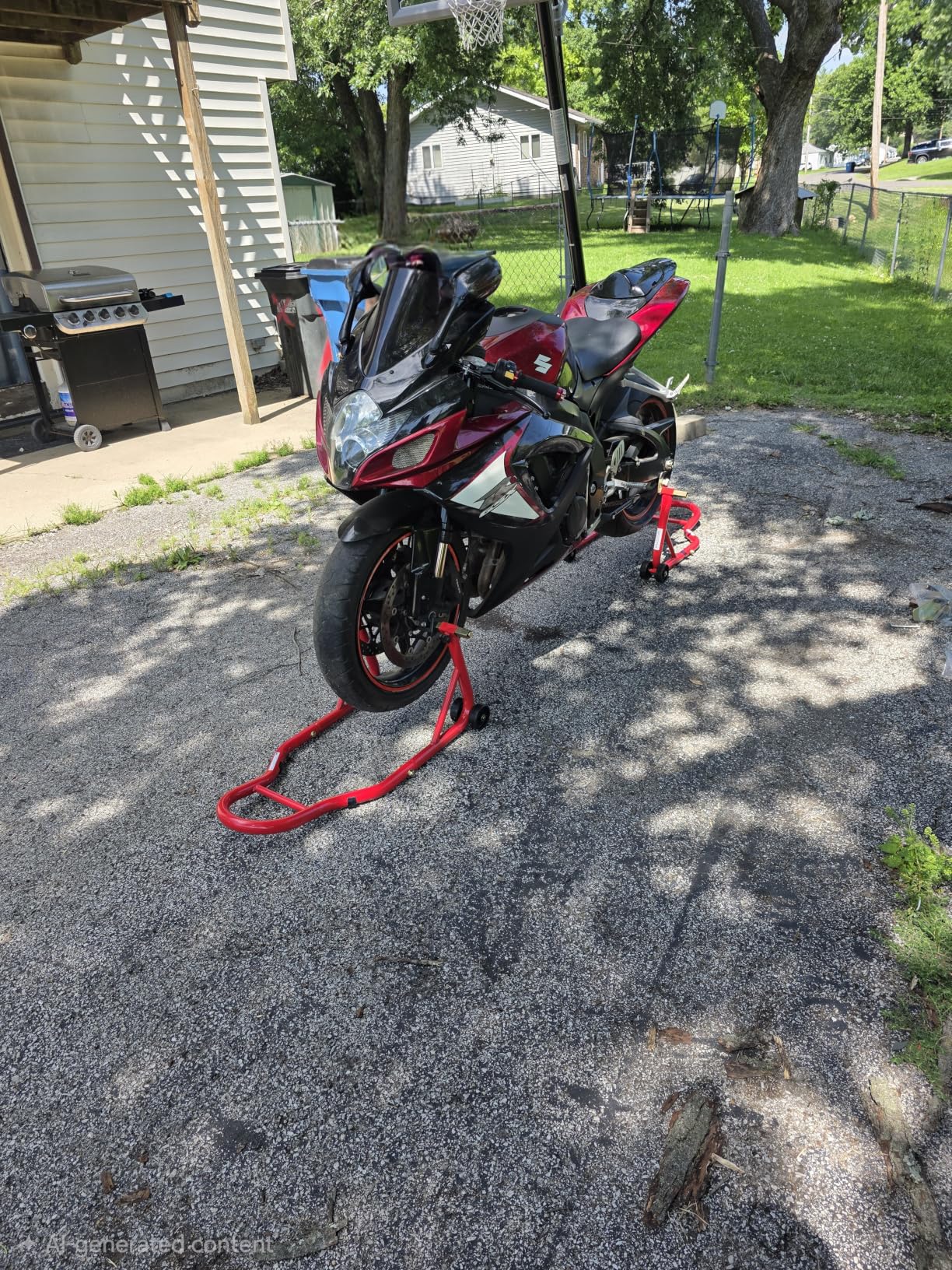 SPECSTAR Universal Motorcycle Stands 882 Lbs Capacity, Black | Front Rear Wheel Lift Combo with U+L Adjustable Swingarm Spool, Paddock Stand customer photo 2