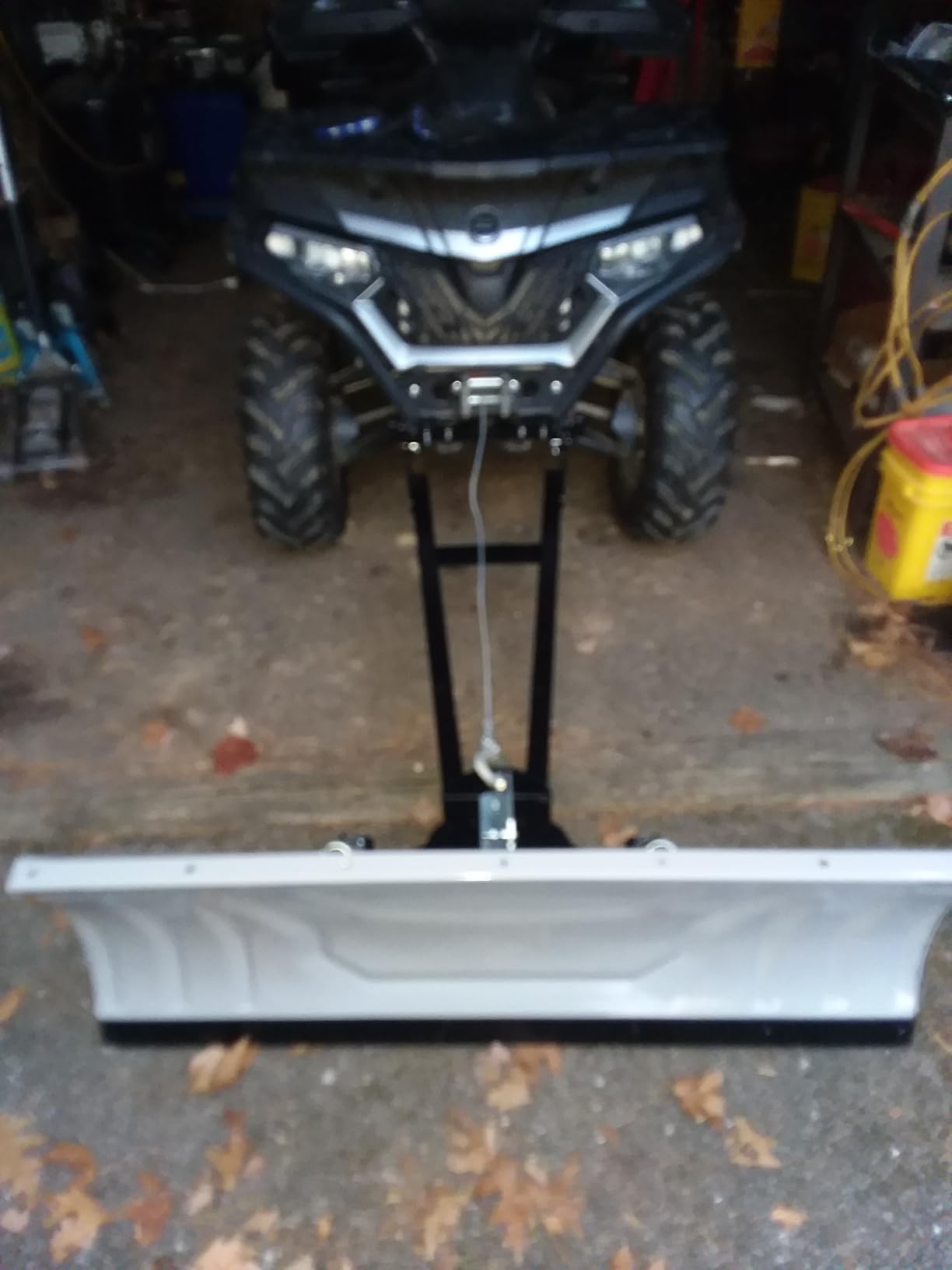 ECOTRIC ATV Snow Plow Blade Adjustable 48