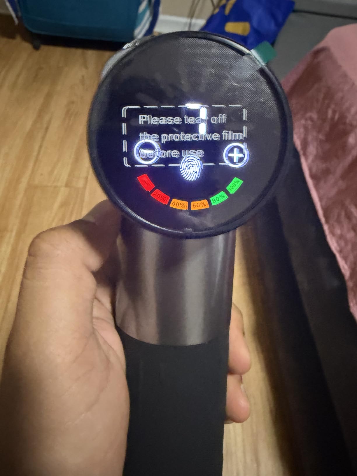 TOLOCO Massage Gun, Deep Tissue Back Massage for Athletes for Pain Relief, Percussion Massager with 10 Massages Heads & Silent Brushless Motor, Relaxation Gifts for Men Women, Black customer photo 2