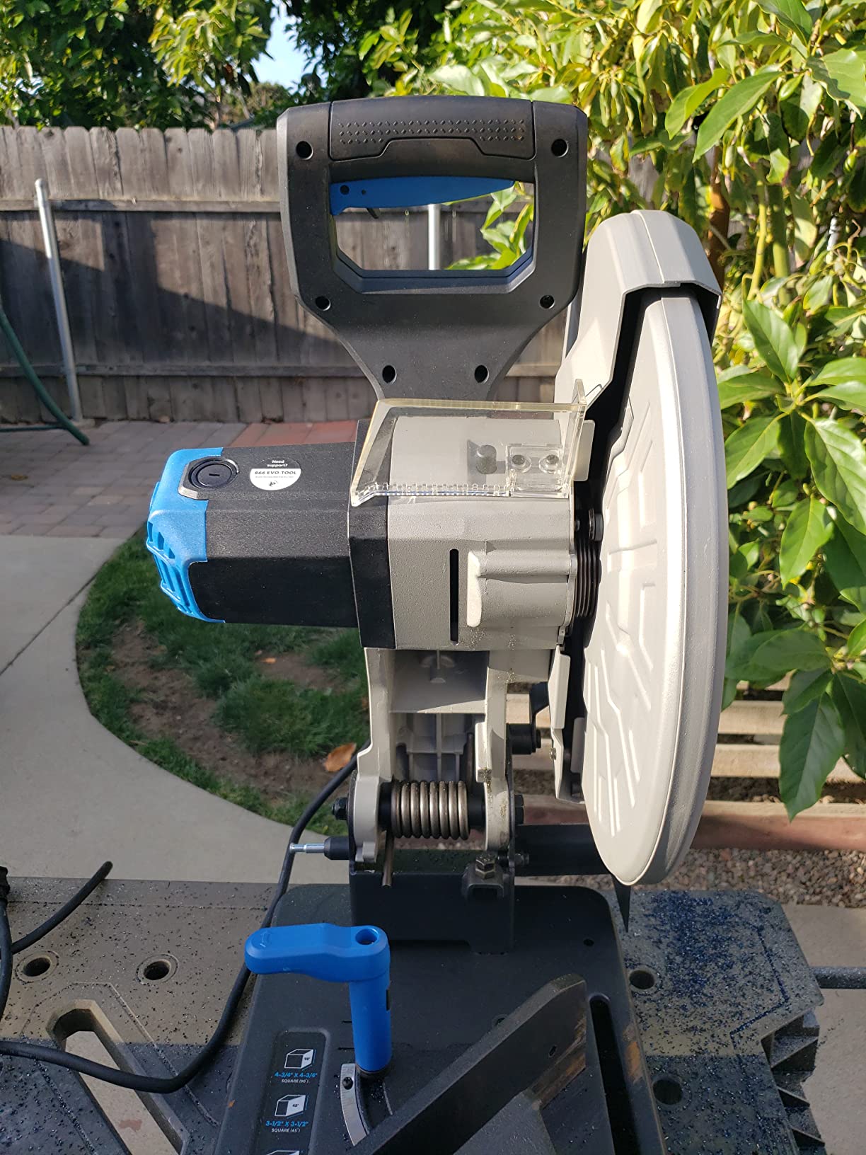 Evolution S355CPSL Heavy Duty 14 Inch Metal Cutting Chop Saw W/ 14 Inch Carbide-Tipped Blade | Dry Cut | Miter 45 Degree | Chop Saw For Cutting Metal customer photo 2