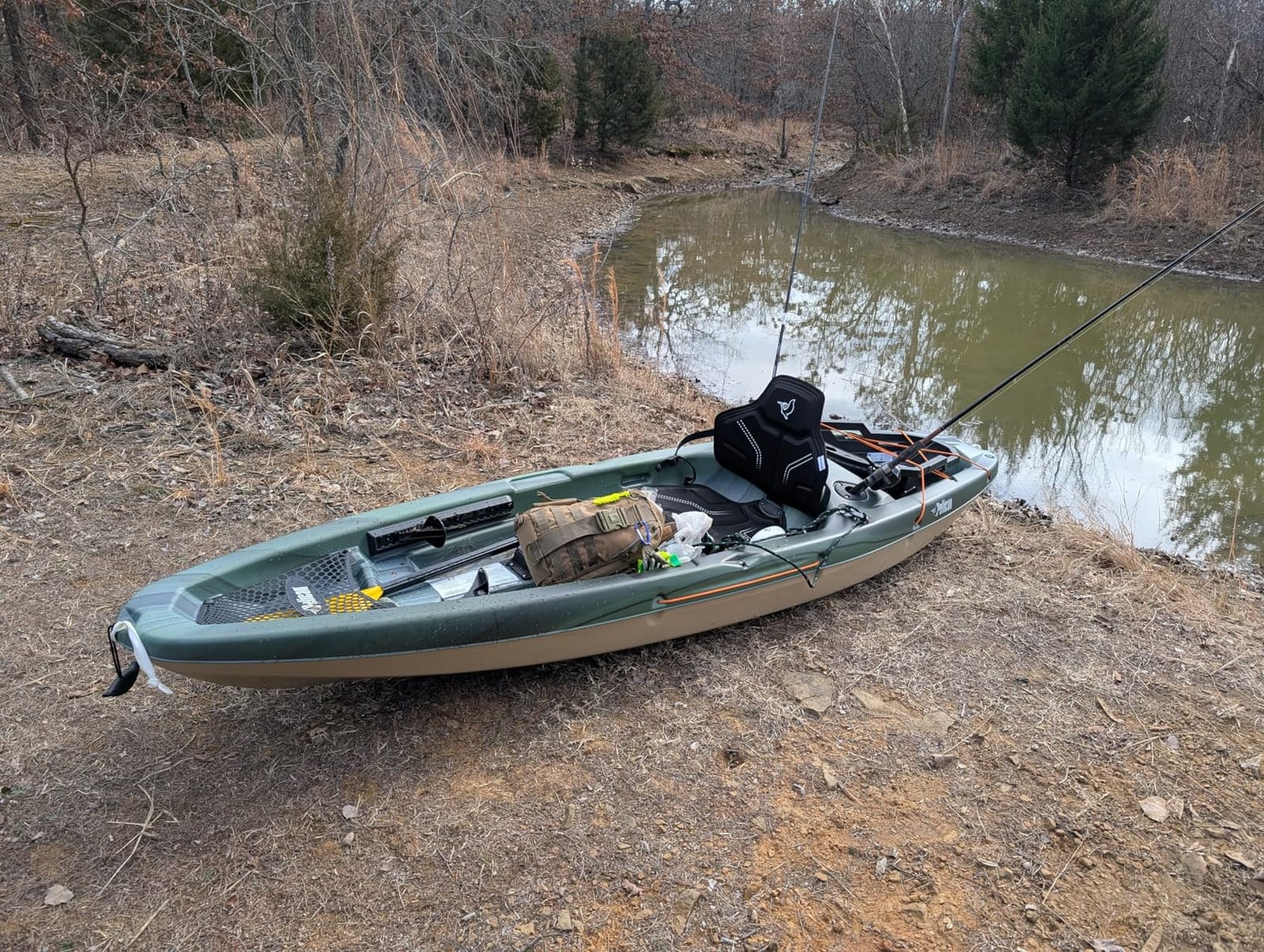Pelican Sentinel 100X - Angler Sit on top Fishing Kayak - Lightweight - Ergolounge™ Seating System customer photo 2