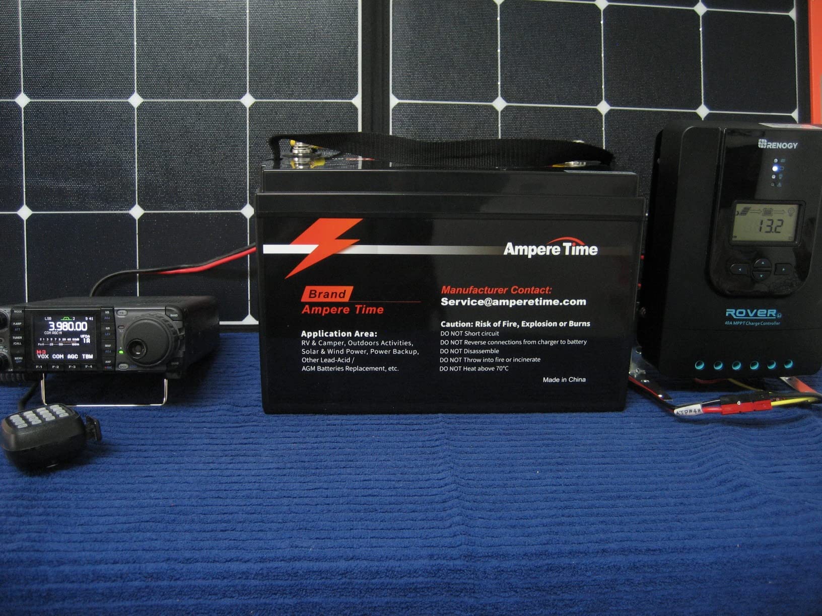 LiTime 12V 100Ah RV Lithium Battery, Group 31 Rechargeable LiFePO4 Battery with Up to 15000 Deep Cycles, 1.28kWh and Higher Energy Density, Perfect for Van, Trolling Motors, Boat, Marine. (1 Pack) customer photo 1