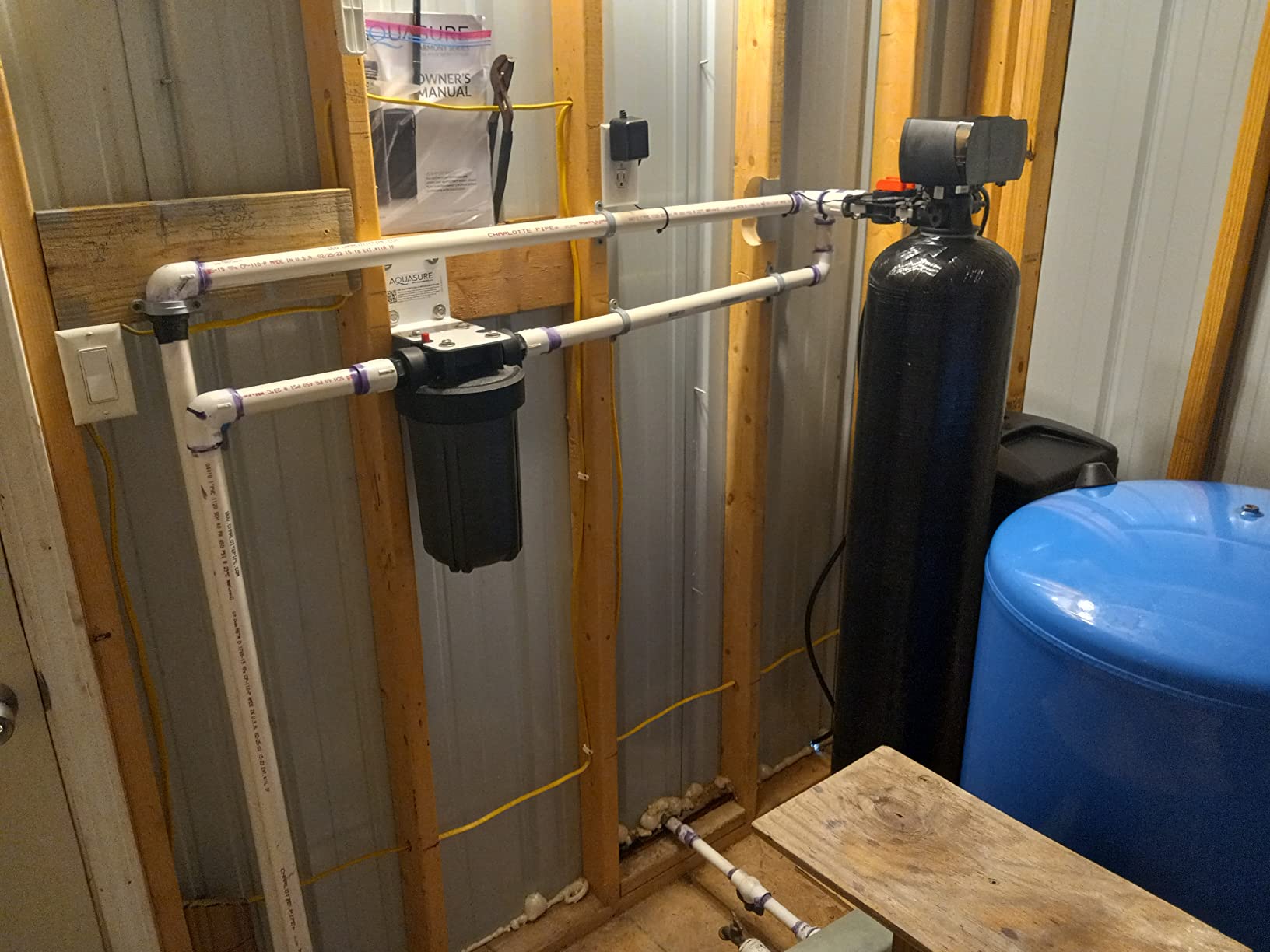 Aquasure Harmony Series 48,000 Grain Water Softener with Fine Mesh Resin for Iron Removal and Pleated Sediment Pre-Filter customer photo 1