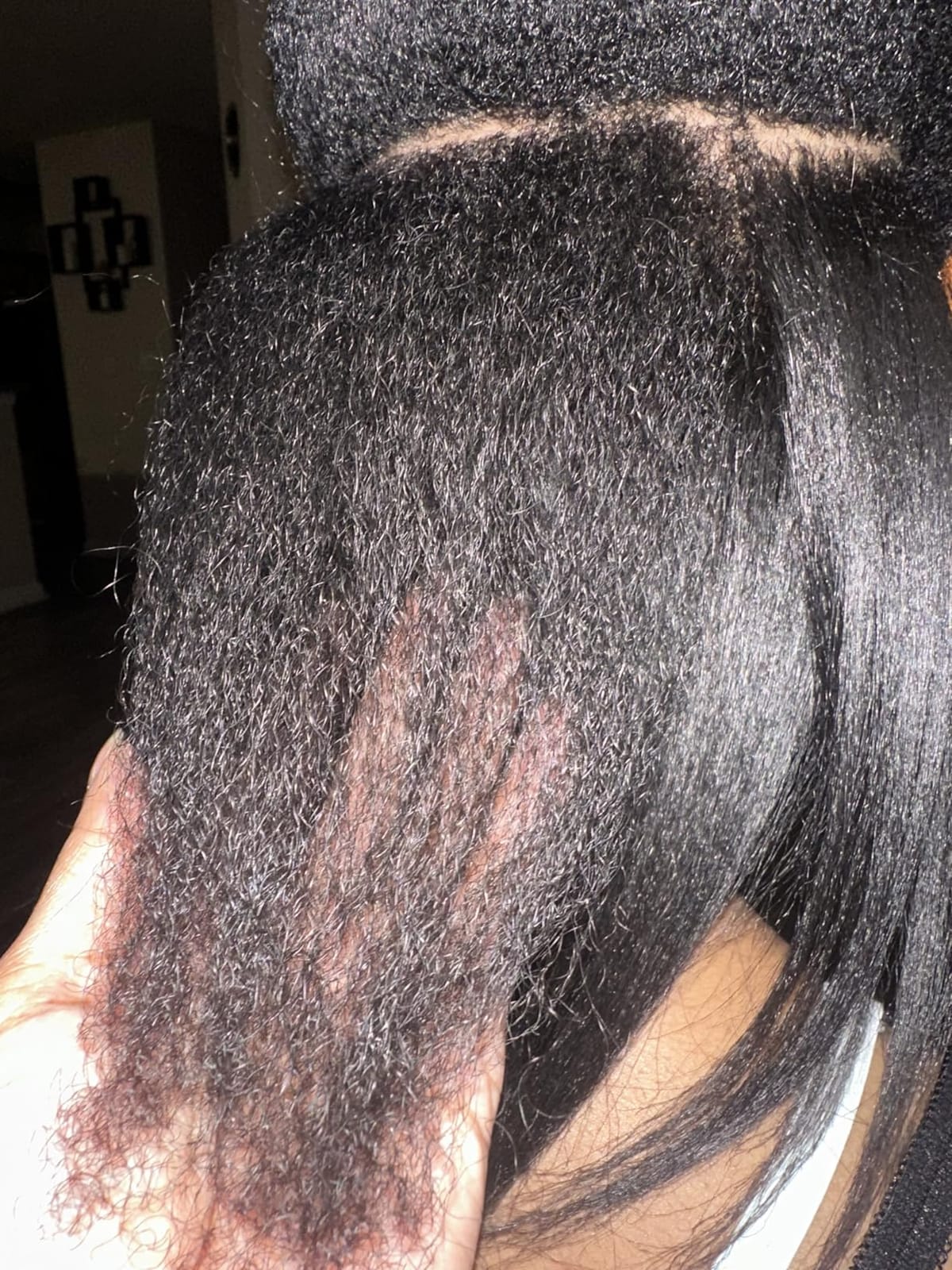 VANESSA PRO Flat Iron Hair Straightener, 100% Pure Titanium Flat Iron for One Pass to Achieve a Sleek Look, Curls Beautifully & Straightens Well - 1 inch customer photo 1