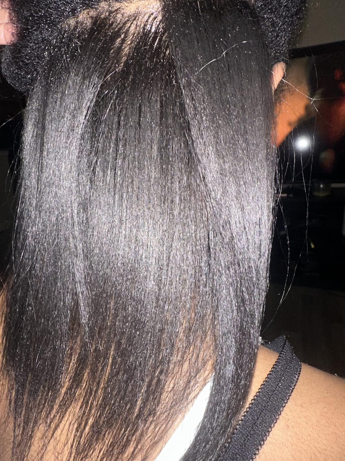 VANESSA PRO Flat Iron Hair Straightener, 100% Pure Titanium Flat Iron for One Pass to Achieve a Sleek Look, Curls Beautifully & Straightens Well - 1 inch customer photo 2
