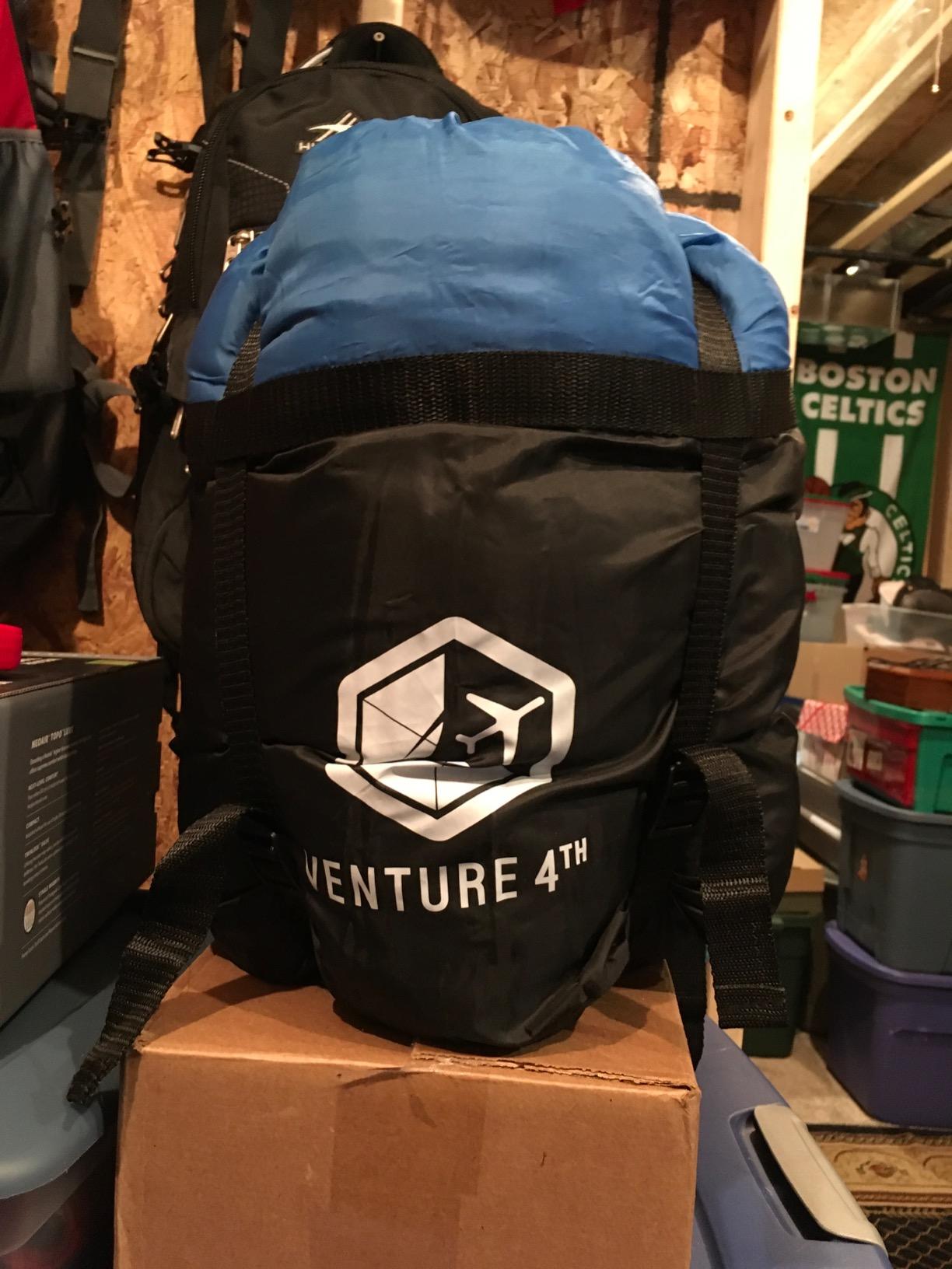 VENTURE 4TH Backpacking Sleeping Bag for Camping - Single, XXL & Double | Water-resistant, breathable polyester. Compresses into included stuff sack for easy carry. Warm & Cold Weather Options customer photo 2