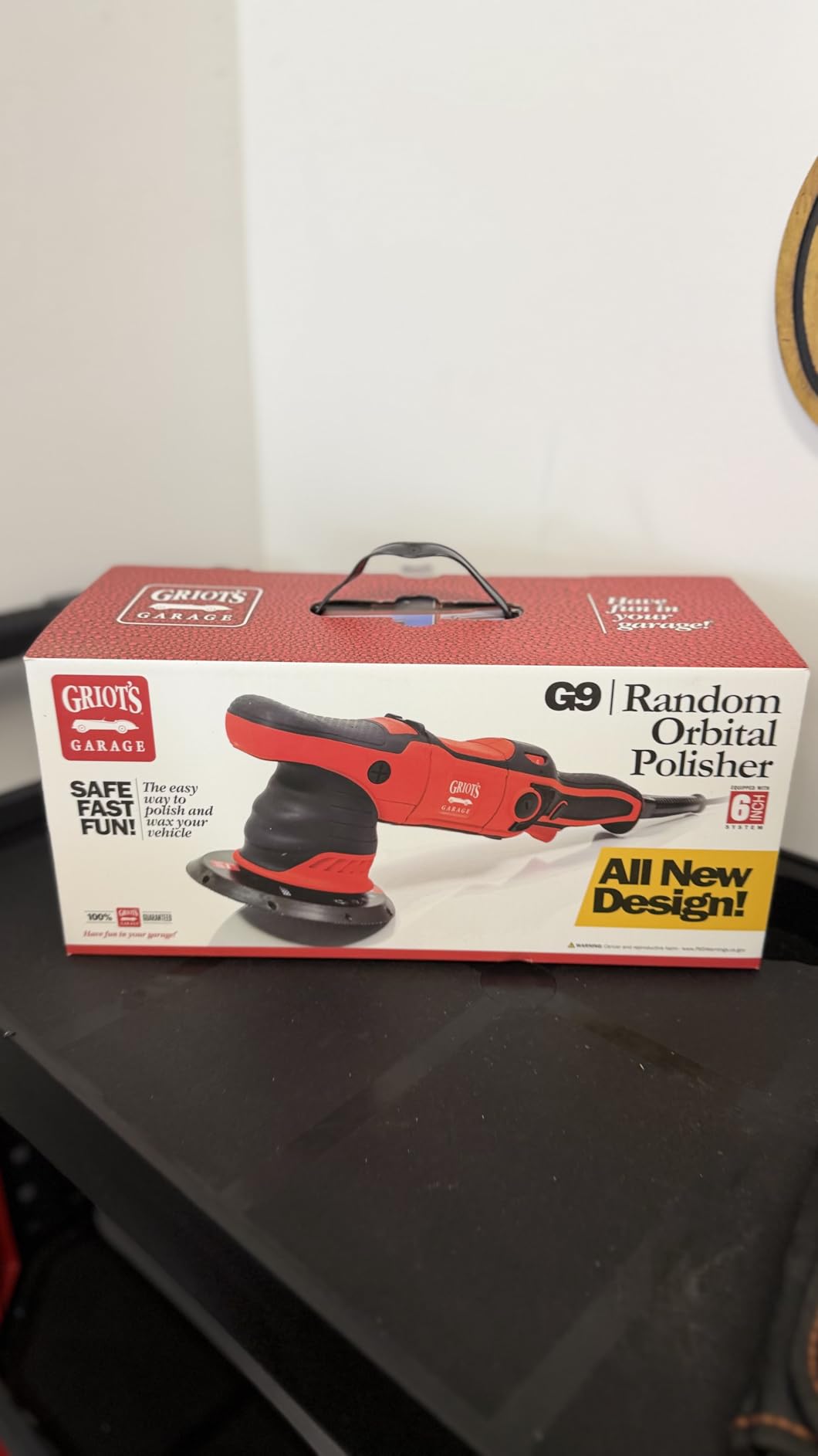 Griot's Garage G9 Random Orbital Polisher, 1000 W, Variable Speed | Dual action polisher, comfortable ergonomic design for extended use customer photo 1