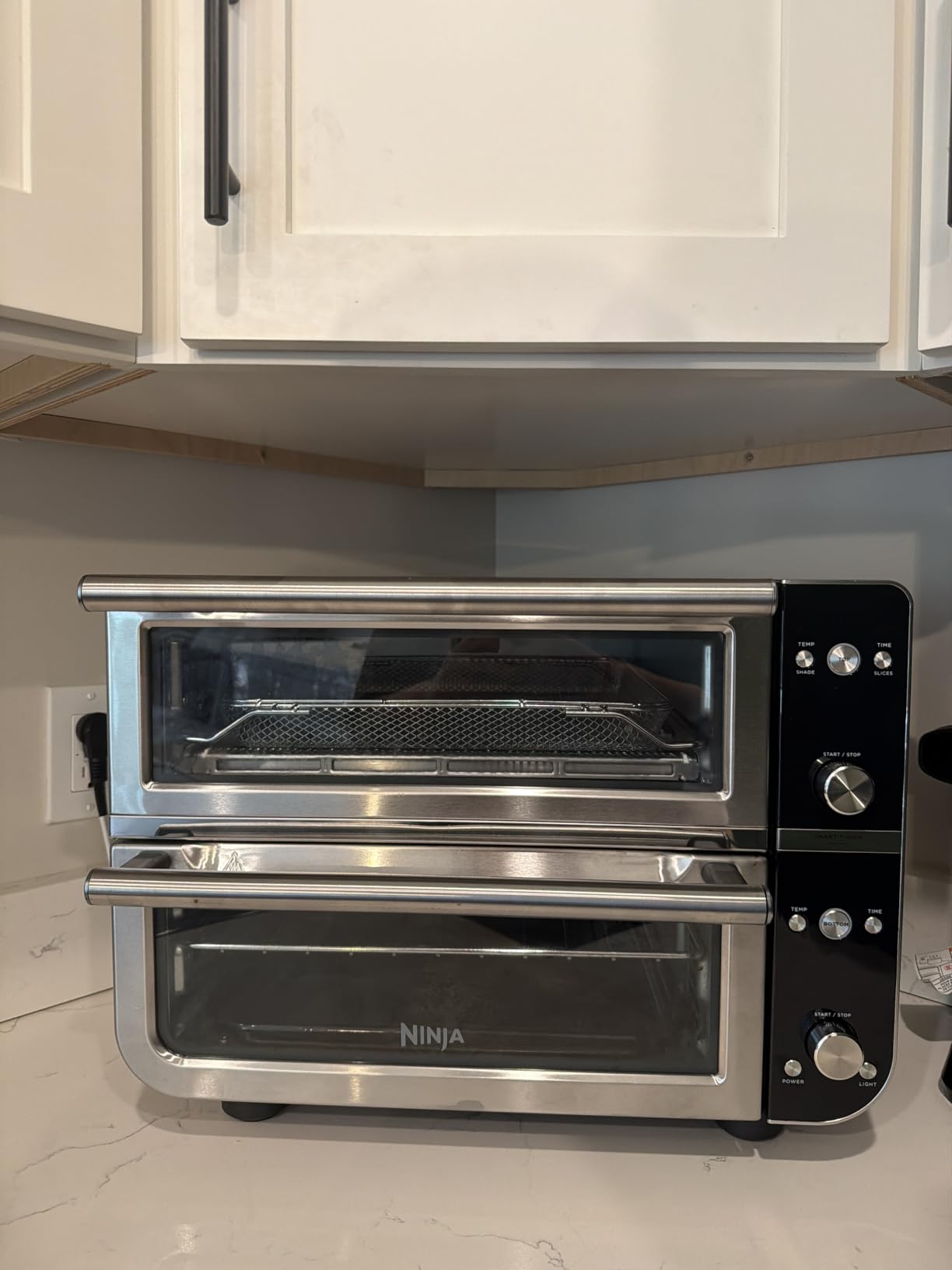 Ninja Foodi XL Pro Air Fry Oven, 10-in-1, Stainless Steel, DT201 | Fits 5 lb chicken, Air fry, roast, bake, broil, toast, dehydrate, reheat, pizza, 1800W customer photo 2