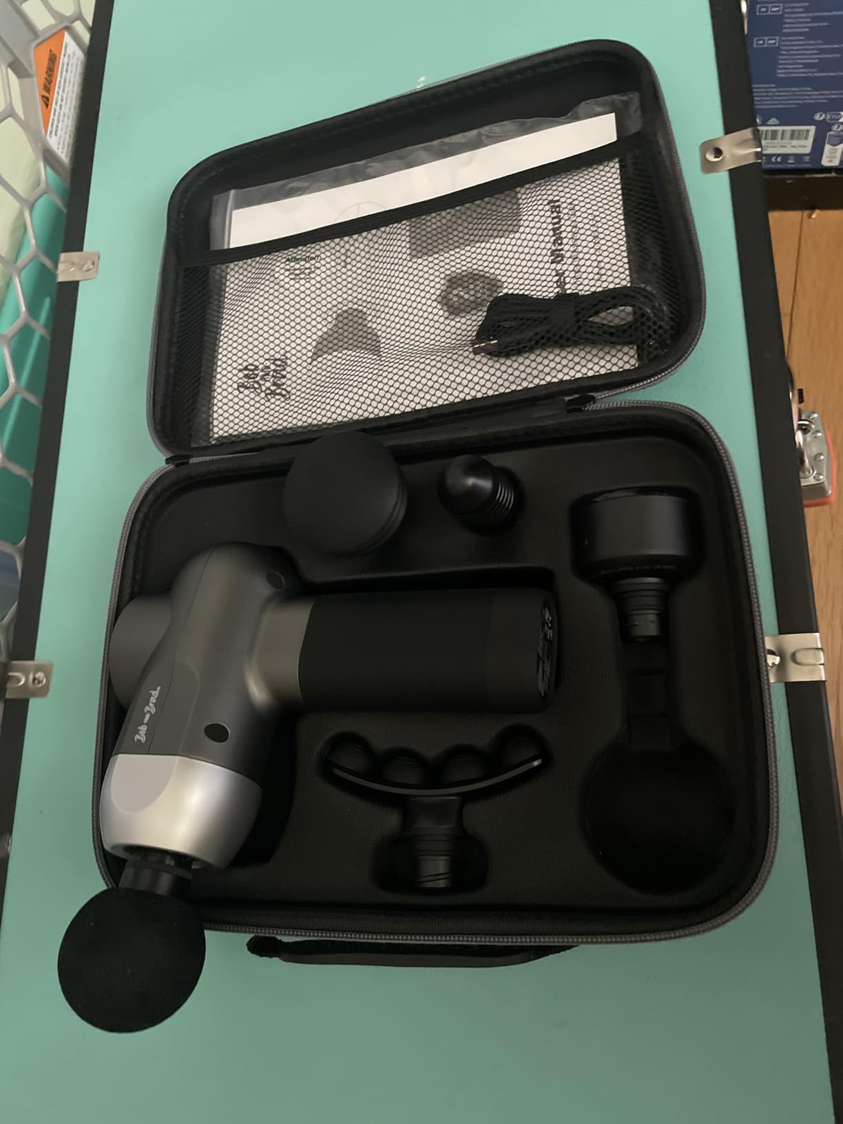 BOB AND BRAD C2 Massage Gun, FSA Eligible & HSA Approved Deep Tissue Percussion Massager Gun, Muscle Massager with 5 Speeds and 5 Heads, Electric Back Massagers for Professional Athletes Home Gym customer photo 1