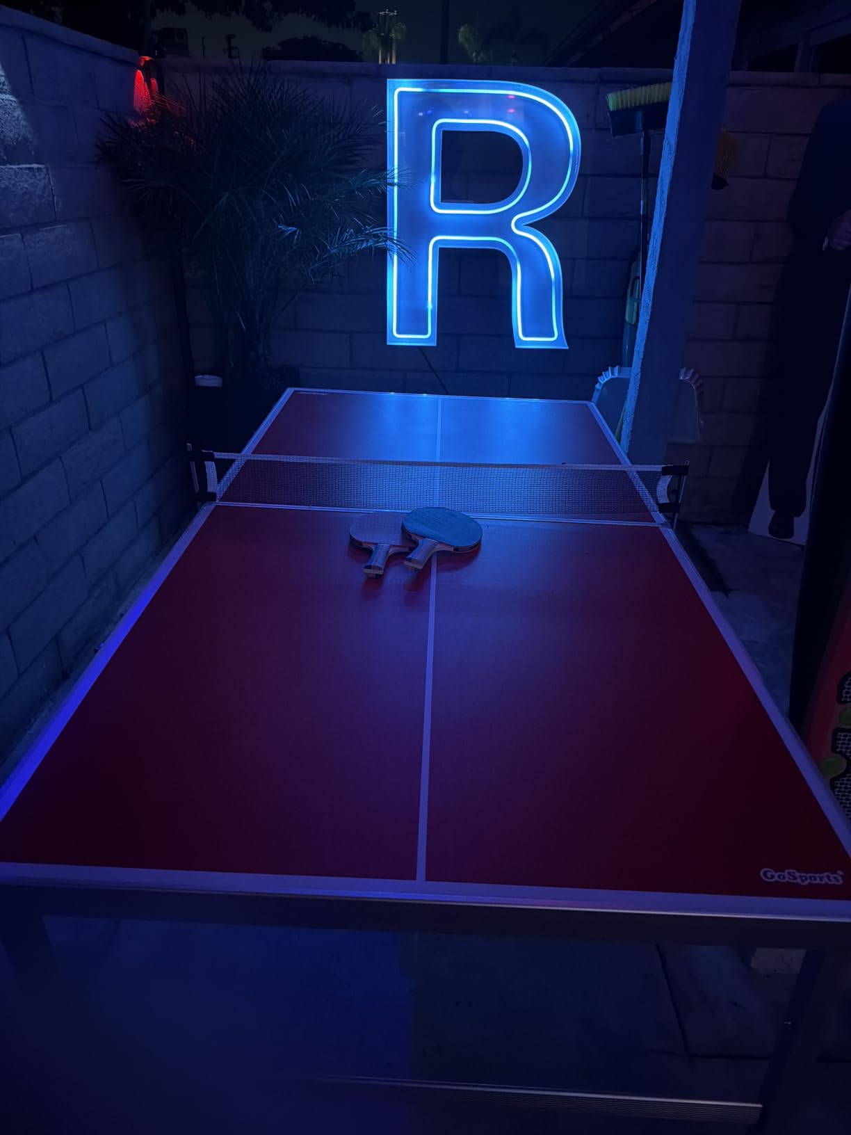 GoSports Mid-Size Table Tennis Game Set - Red or Blue - Indoor/Outdoor Portable Table Tennis Game with Net, 2 Table Tennis Paddles and 4 Balls customer photo 1