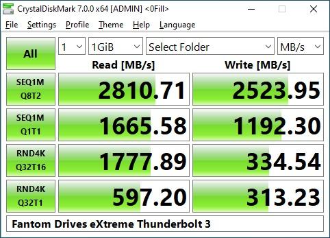 Fantom Drives Extreme 2TB External SSD - 2800MB/s, Thunderbolt 3 and 4, USB Type-C, Aluminum, 3D NAND TLC, TB3X-2300N2TB customer photo 1