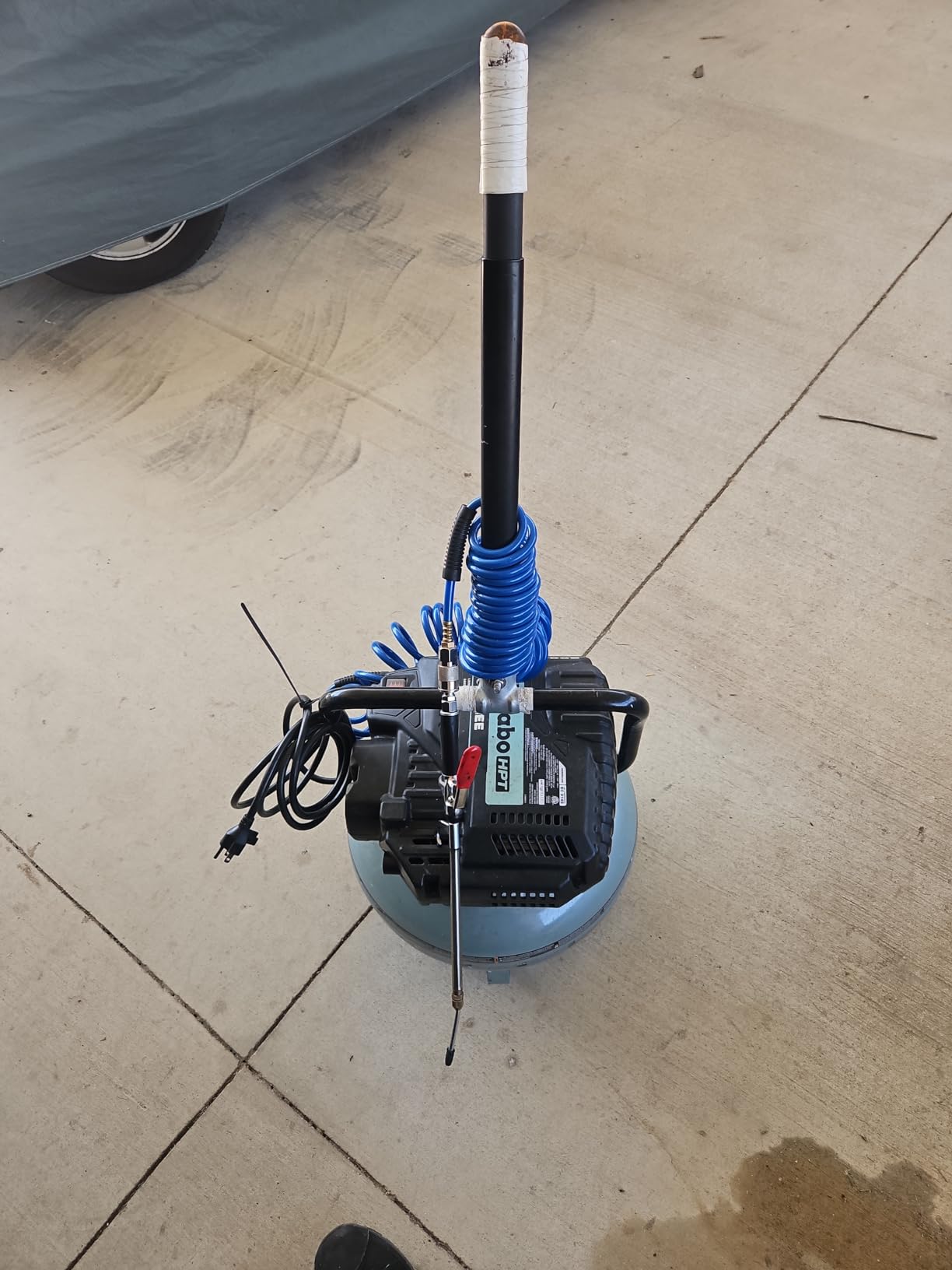 Metabo HPT Air Compressor, THE TANK, Portable Pancake Air Compressor 200 PSI, 6 Gallon Tank, Versatile for Use with Framing, Siding, Finish, Brad or Roofing Nailers, EC914S customer photo 2