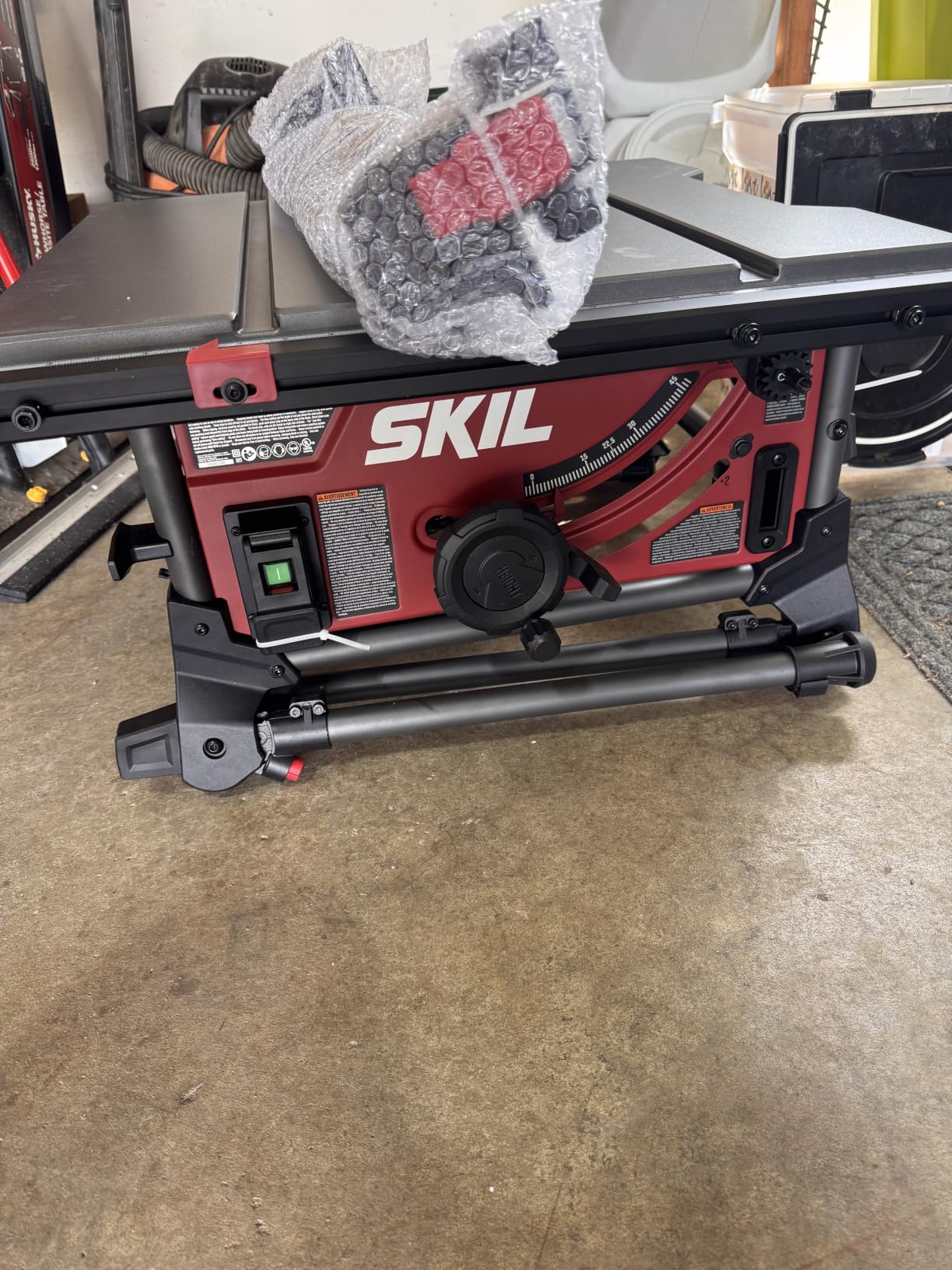 SKIL 15 Amp 10 Inch Portable Jobsite Table Saw with Folding Stand- TS6307-00 customer photo 1