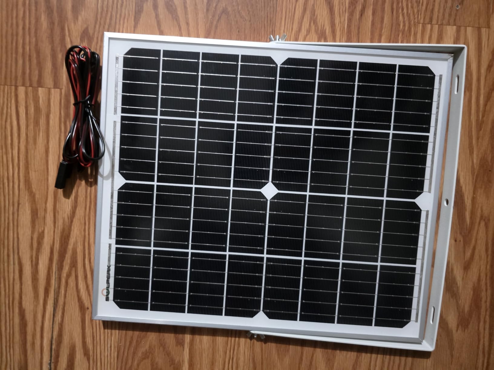 SOLPERK Solar Panel Kit 20W 12V, Waterproof Solar Battery Trickle Charger Maintainer + Smart MPPT Controller + Adjustable Mount Bracket for Boat Car RV Motorcycle Marine Automotive customer photo 2