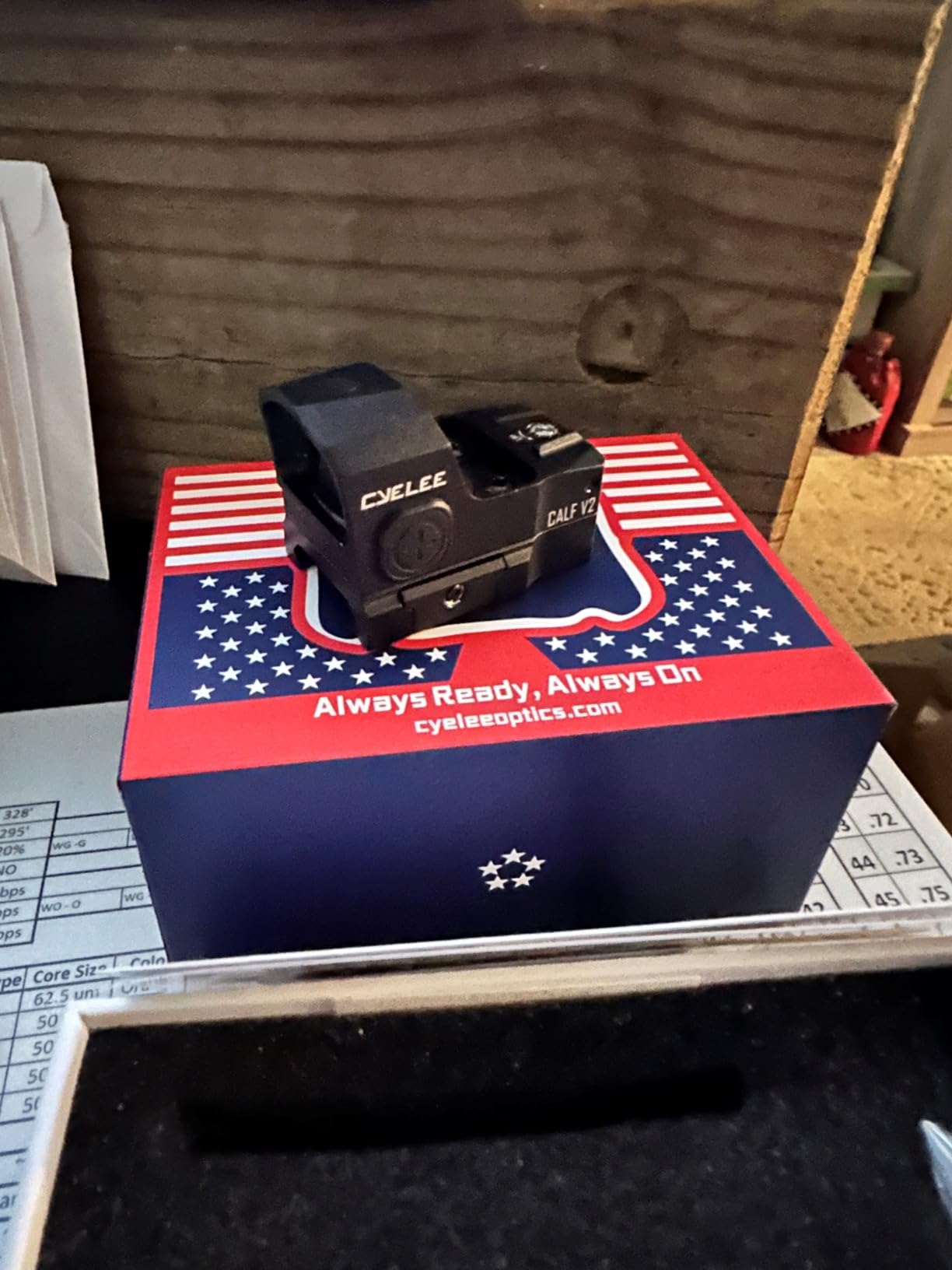 Cyelee Shake Awake Micro Red Dot Sight for Pistols, 3 MOA Reflex Sight, Fits Doctor Cuts (Calf V2) customer photo 1