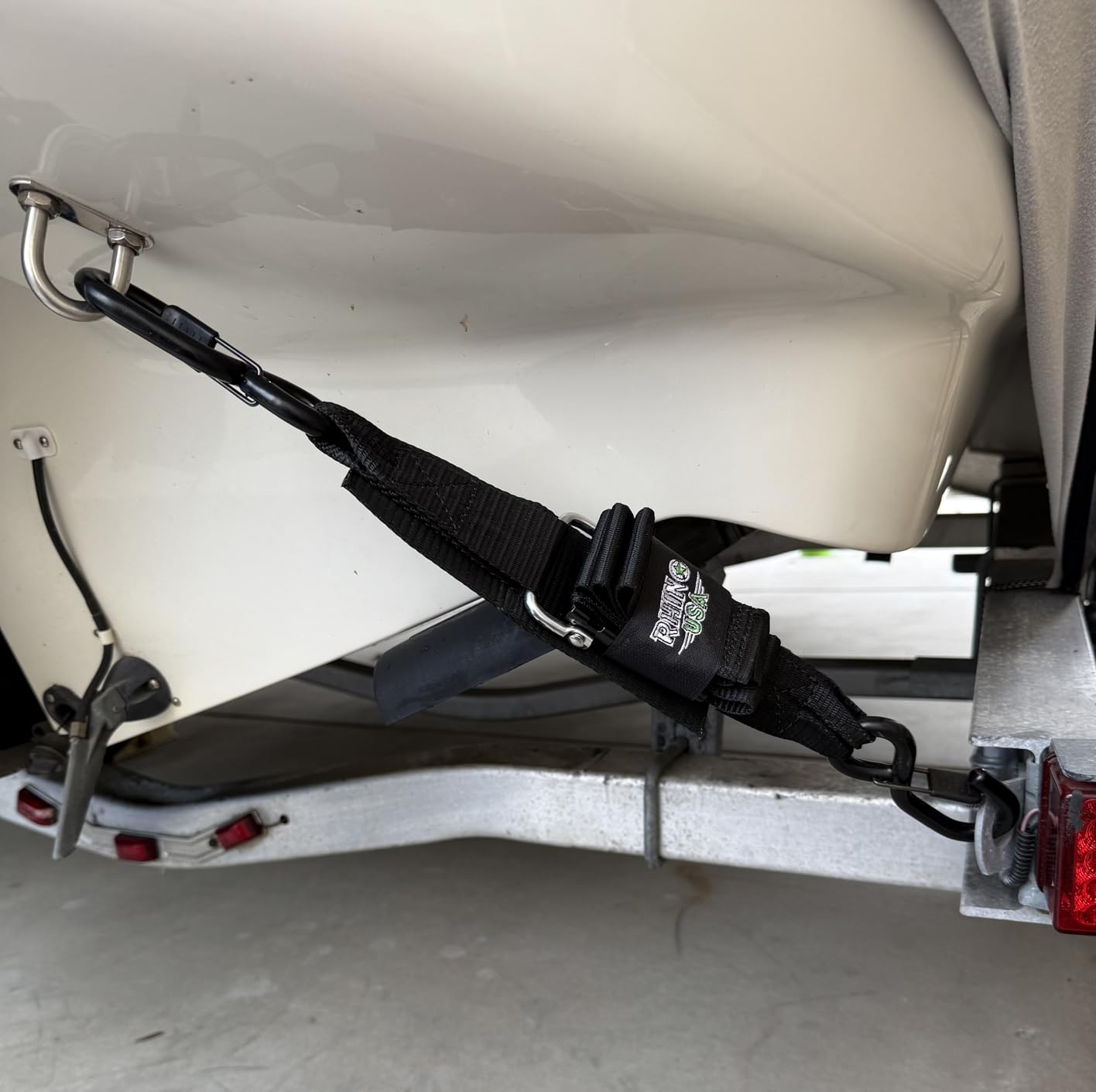 Rhino USA Boat Trailer Straps (2-Pack) - Heavy Duty 2 Inch x 48 Inch Boat Tie Down Straps to Trailer customer photo 1
