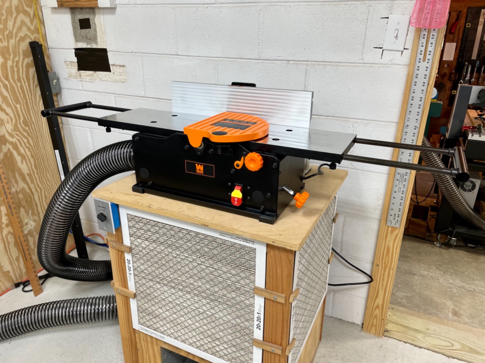 WEN JT833H 10-Amp 8-Inch Spiral Benchtop Jointer with Extendable Table customer photo 2