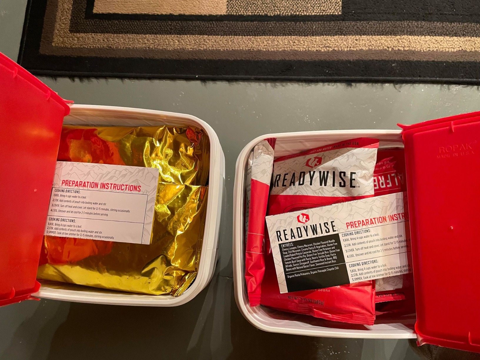 ReadyWise 30 Day Emergency Food Supply - 296 Servings, 2 Buckets, Freeze Dried Protein Meals, Survival Food Storage, Ready to Eat, up to 25 Year Shelf Life customer photo 1