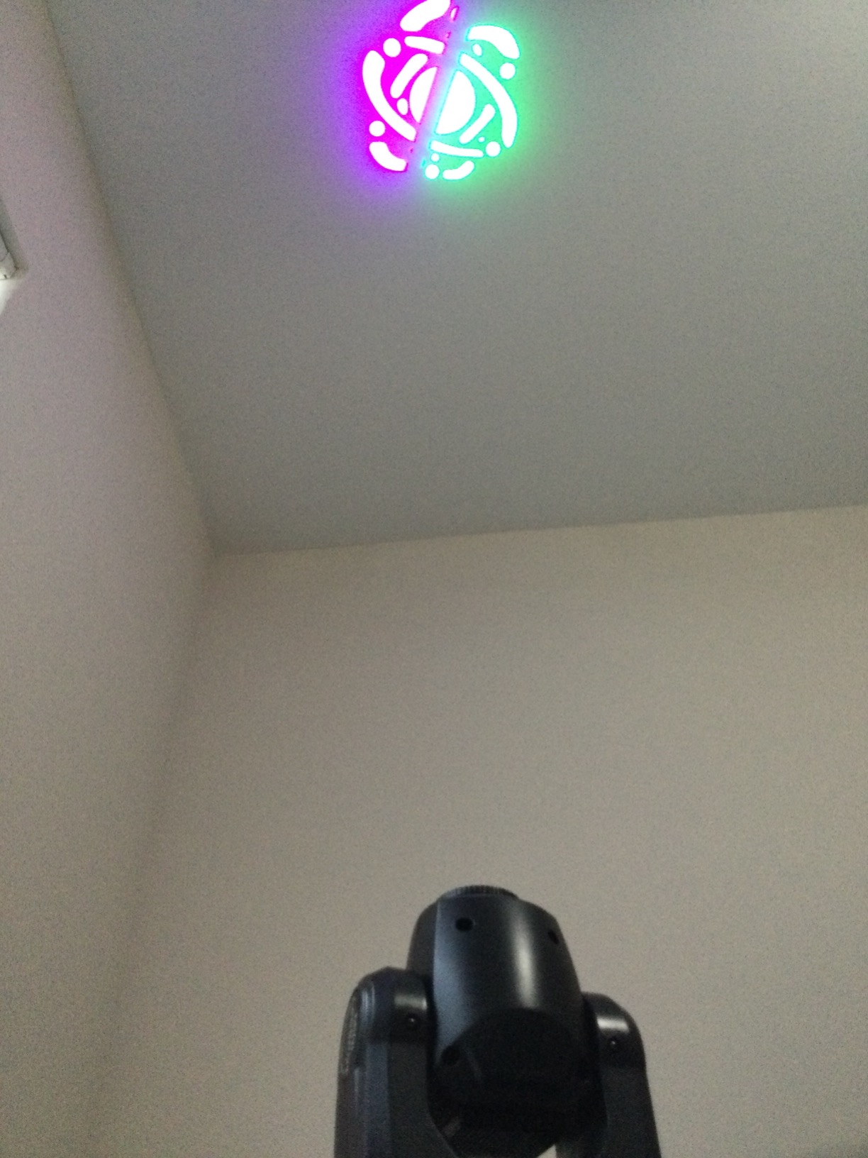 ZKYMZL 30W LED Moving Head DJ Lights DMX512 GOBO Spotlight with 8 Colors + Color-Split Effect 8 Rotating Patterns Compact Beam Stage Lighting for Small Venues Weddings Parties Church Events (1 Piece) customer photo 2