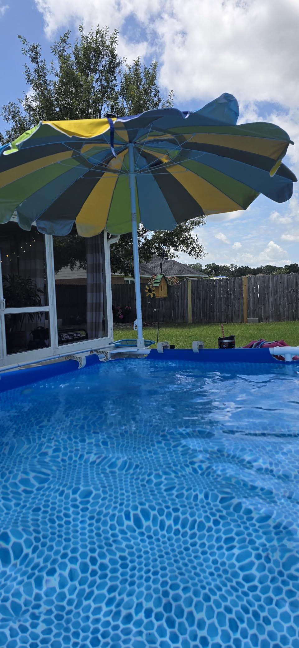 INTEX Rectangular Frame 14 ft 9 in x 7 ft 3 in x 33 in Above Ground Pool, Swimming Pool with Steel Frame and 530 GPH Cartridge Filter Pump customer photo 1
