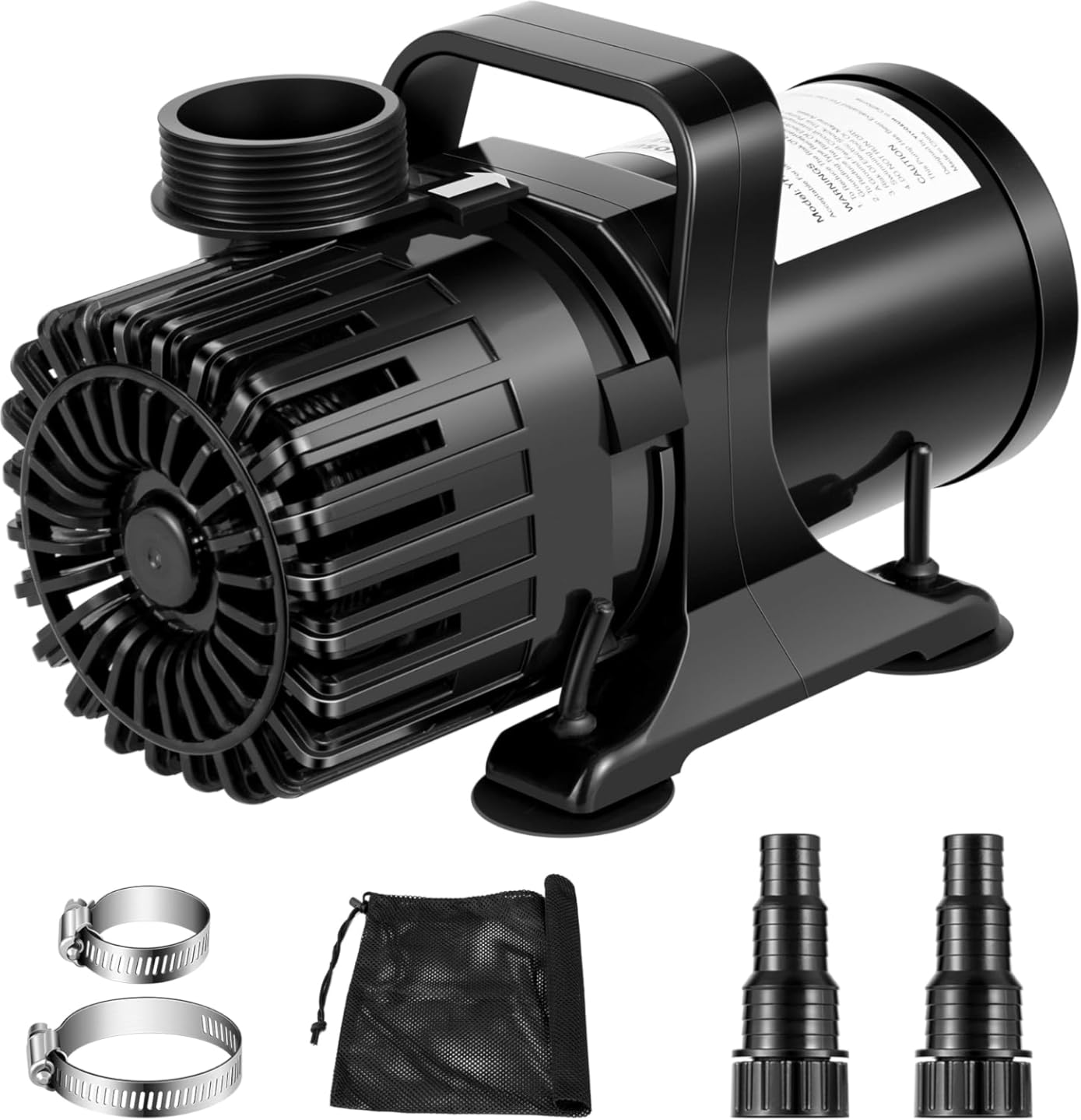 WaterRebirth 100W 1700 GPH Pond Pump, Ultra Quiet Heavy Duty Submersible Water Pump for Koi Ponds, Fountains, Aquariums & Waterfalls, 20.3 ft Power Cord, UL Listed customer photo 1