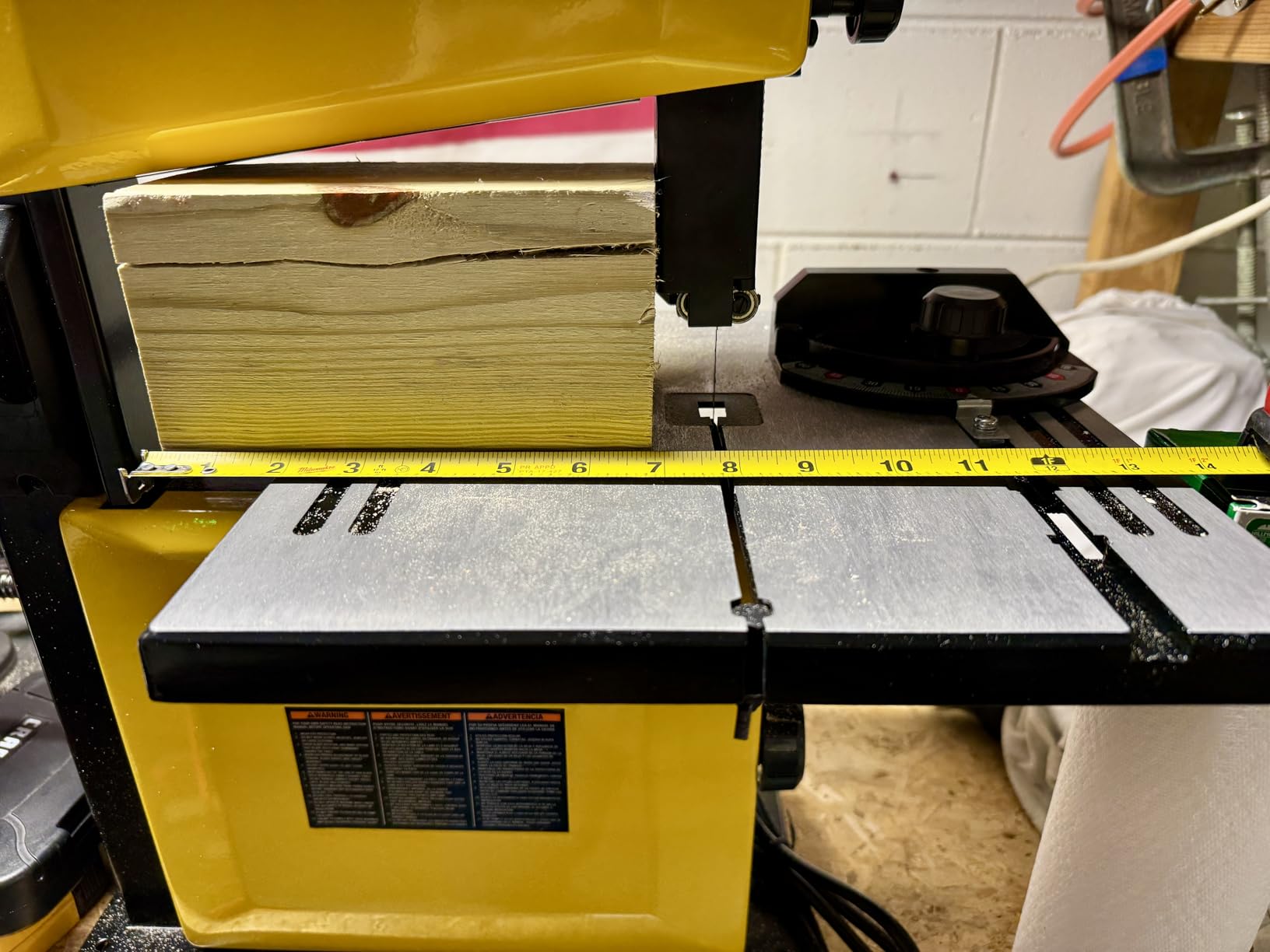 WOODSKIL 9-Inch Band Saw, 3-Amp Benchtop Bandsaw, 2500 FPM Blade Speed, 3-1/2-Inch Cutting Depth, 9-Inch Cutting Width customer photo 1