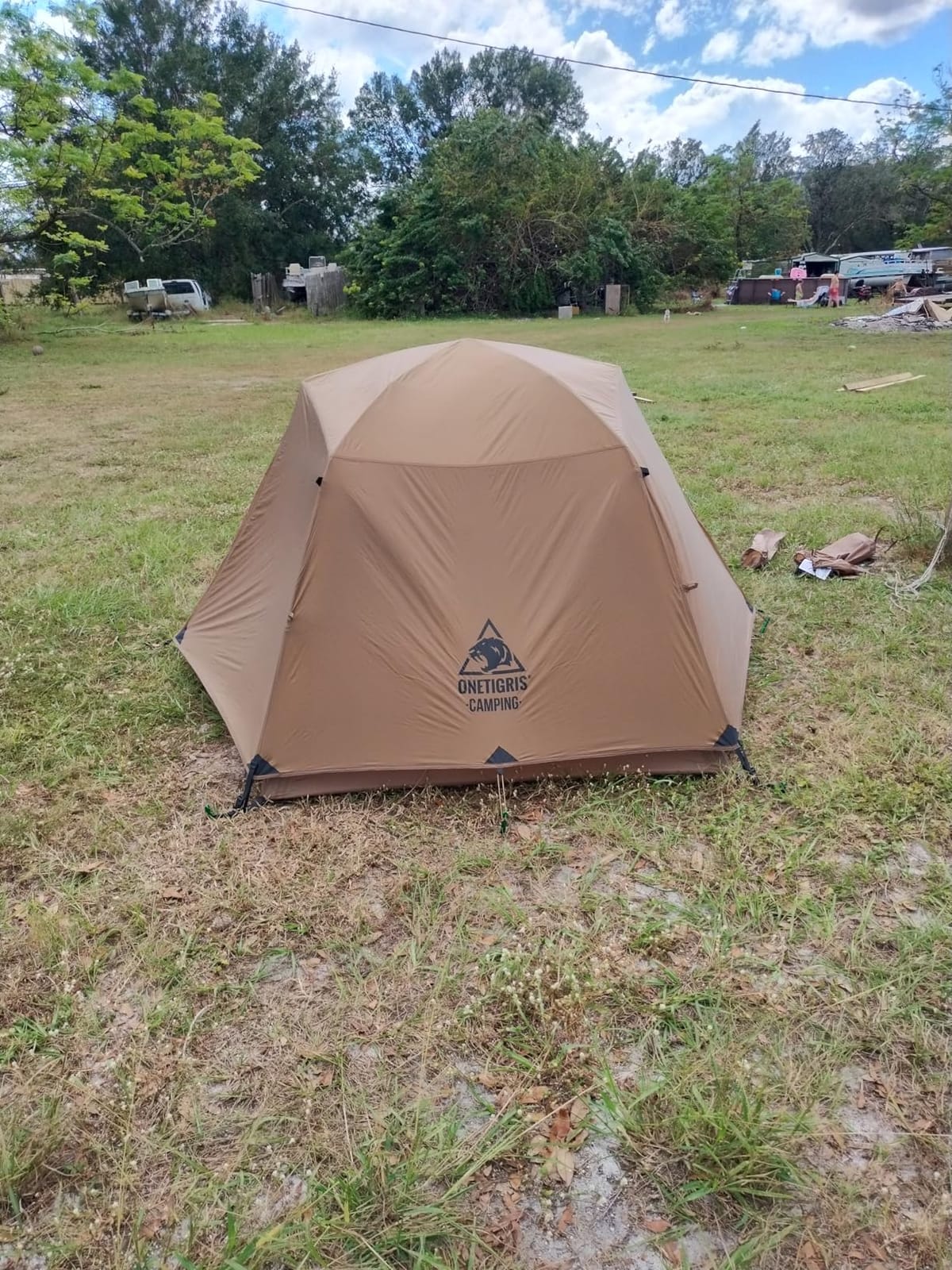 OneTigris COSMITTO 2 Person Backpacking Tent Shelter - Free Standing Lightweight Waterproof 3 Season Camping Tent for Outdoor Hiking Mountaineering customer photo 2