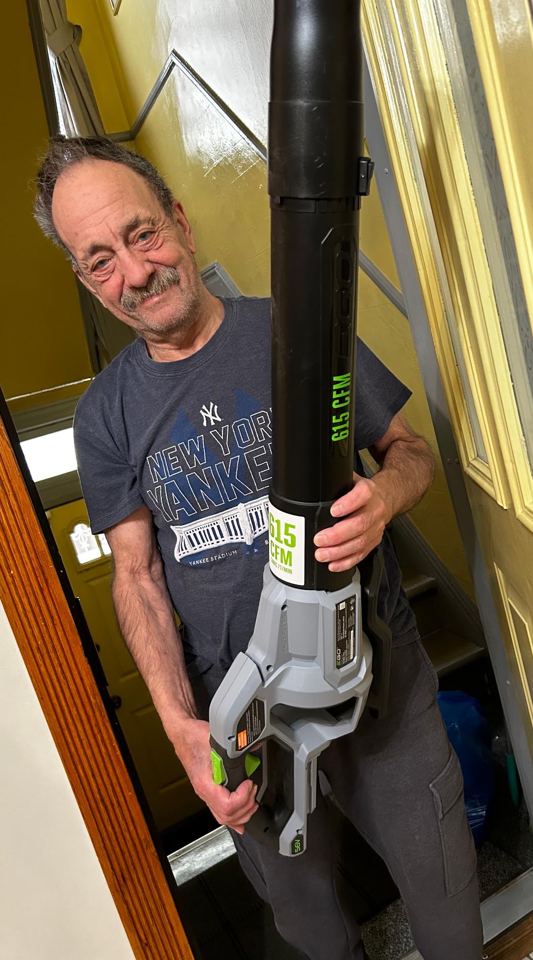 EGO POWER+ Cordless Electric Leaf Blower, 615 CFM, With Battery - LB6151 - includes EGO 56V 2.5Ah battery and charger customer photo 2