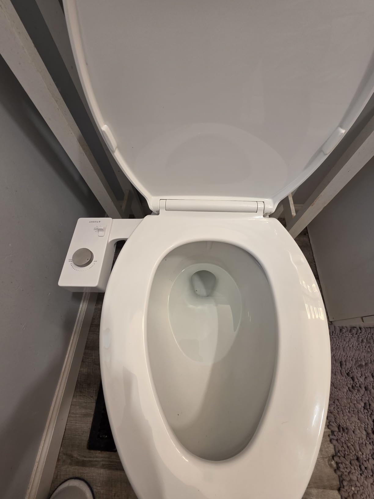 TUSHY Classic 3.0 Bidet Toilet Seat Attachment, Brushed Nickel | Non-Electric, Self Cleaning Water Sprayer, Adjustable Pressure Nozzle, Angle Control, Easy Home Installation customer photo 1