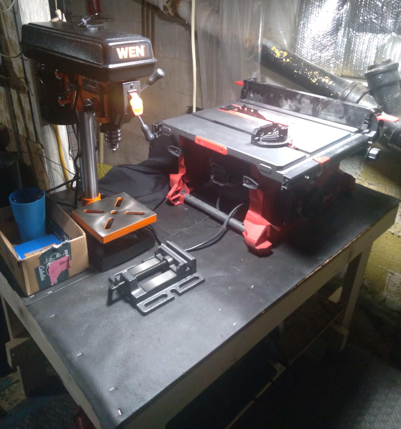 WEN 2.3-Amp 8-Inch 5-Speed Cast Iron Benchtop Drill Press (4206T) customer photo 1