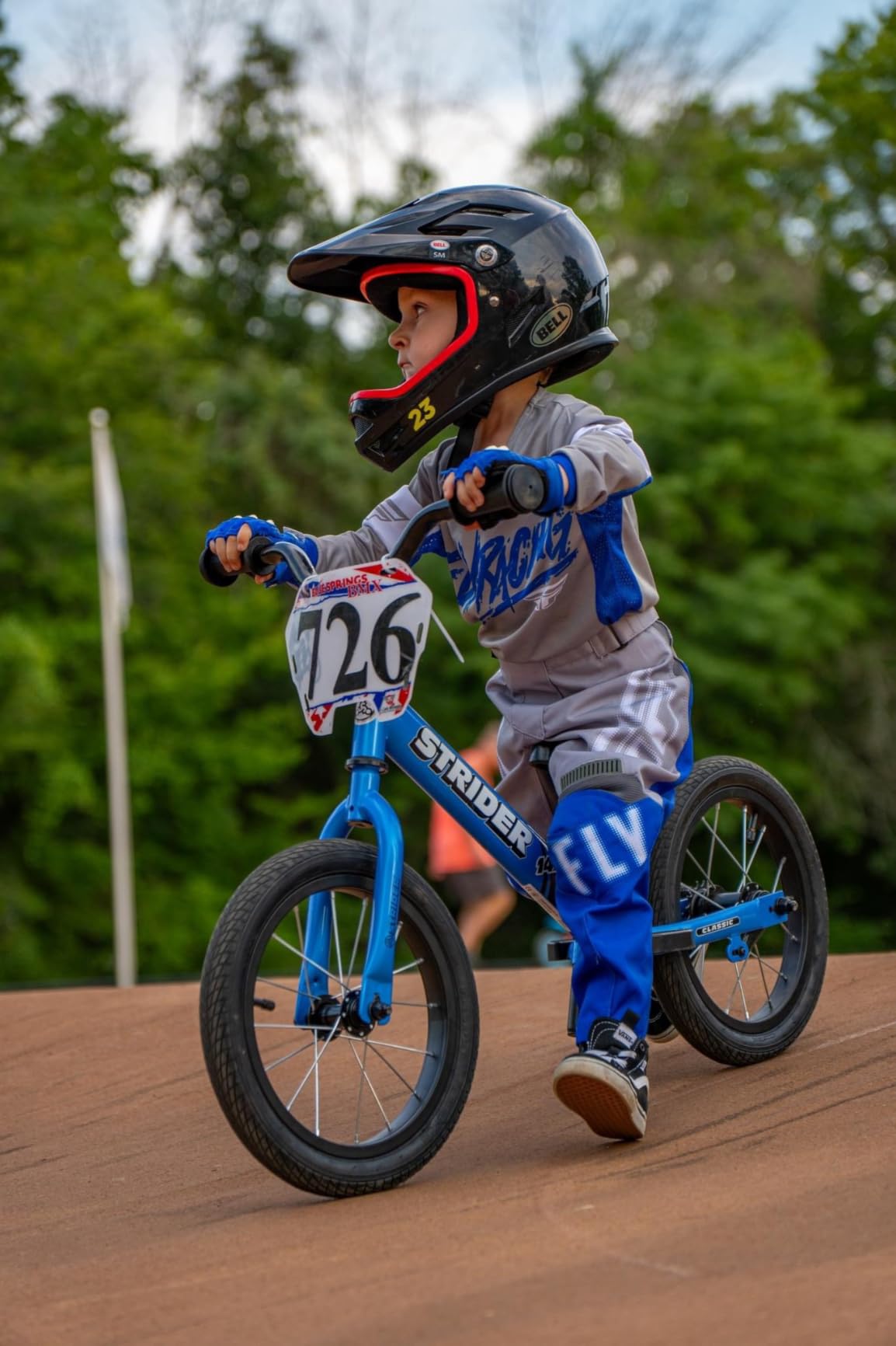 Strider 14x Classic Balance Bike for Kids Ages 3-6 Years, Tangerine | No Pedals, Balance Bike with Adjustable Seat and Handlebars, Lightweight Steel Frame, Can Convert into Pedal Bike customer photo 2