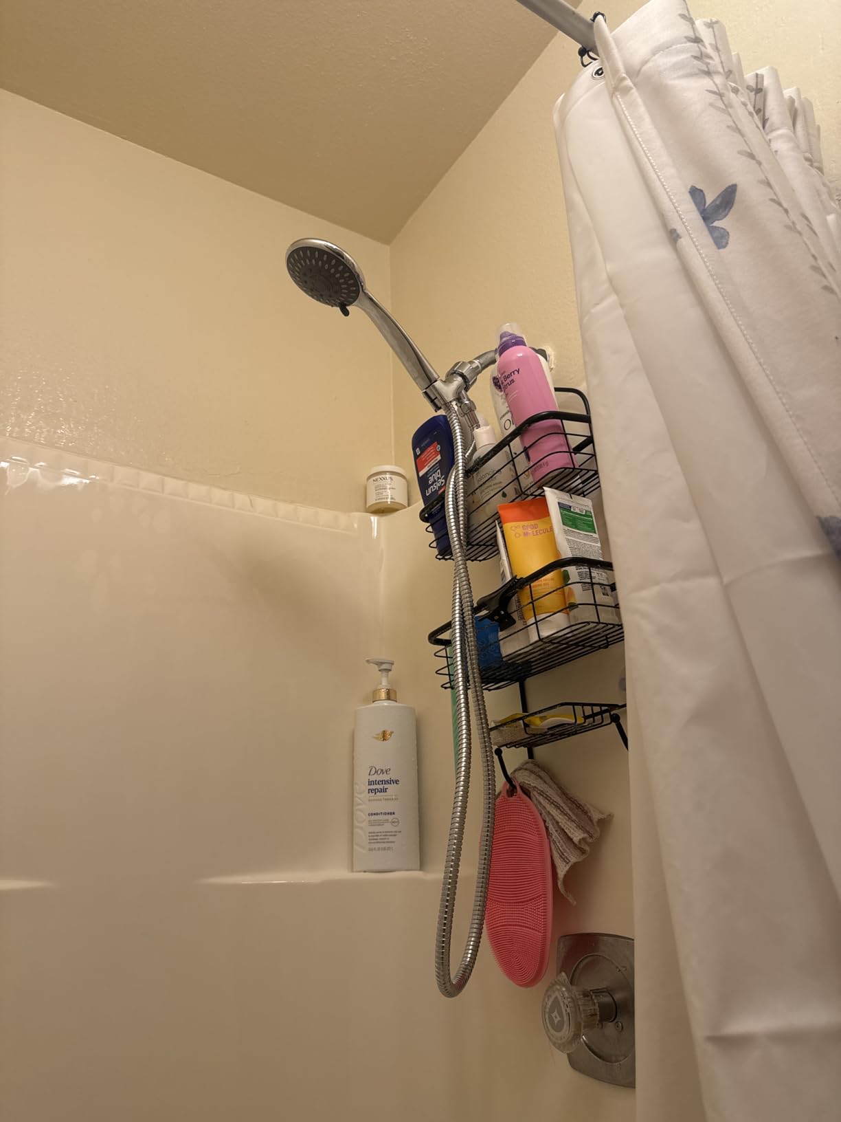 Briout Handheld Shower Head High Pressure 5-Settings with Hose, Chrome | Powerful Water Spray, Against Low Pressure Water Flow, 59 Inch Stainless Hose, Adjustable Mount customer photo 2