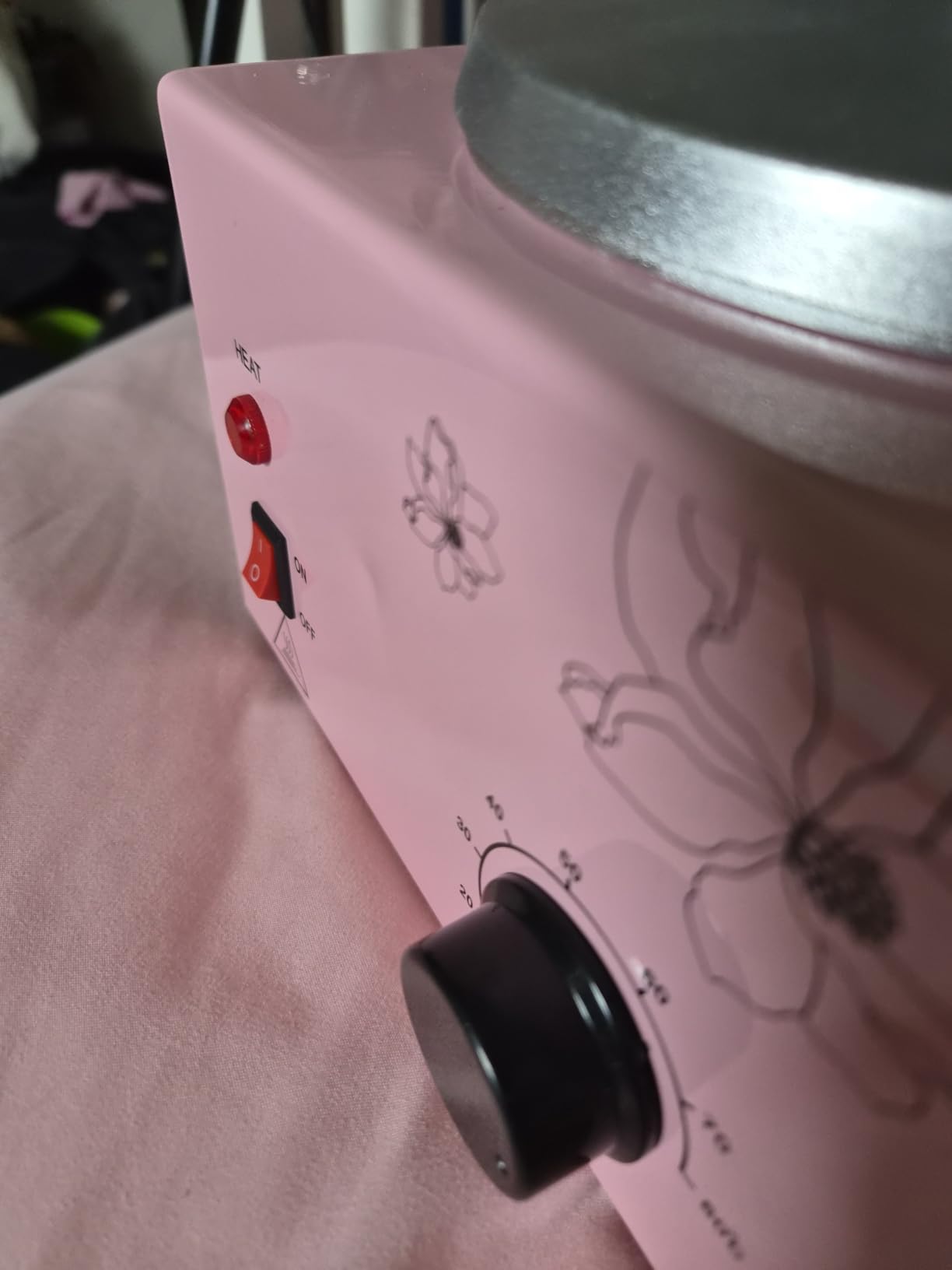 Single Pot Wax Warmer, Professional Electric Wax Heater Machine Facial Skin SPA Equipment with Adjustable Temperature Set customer photo 2