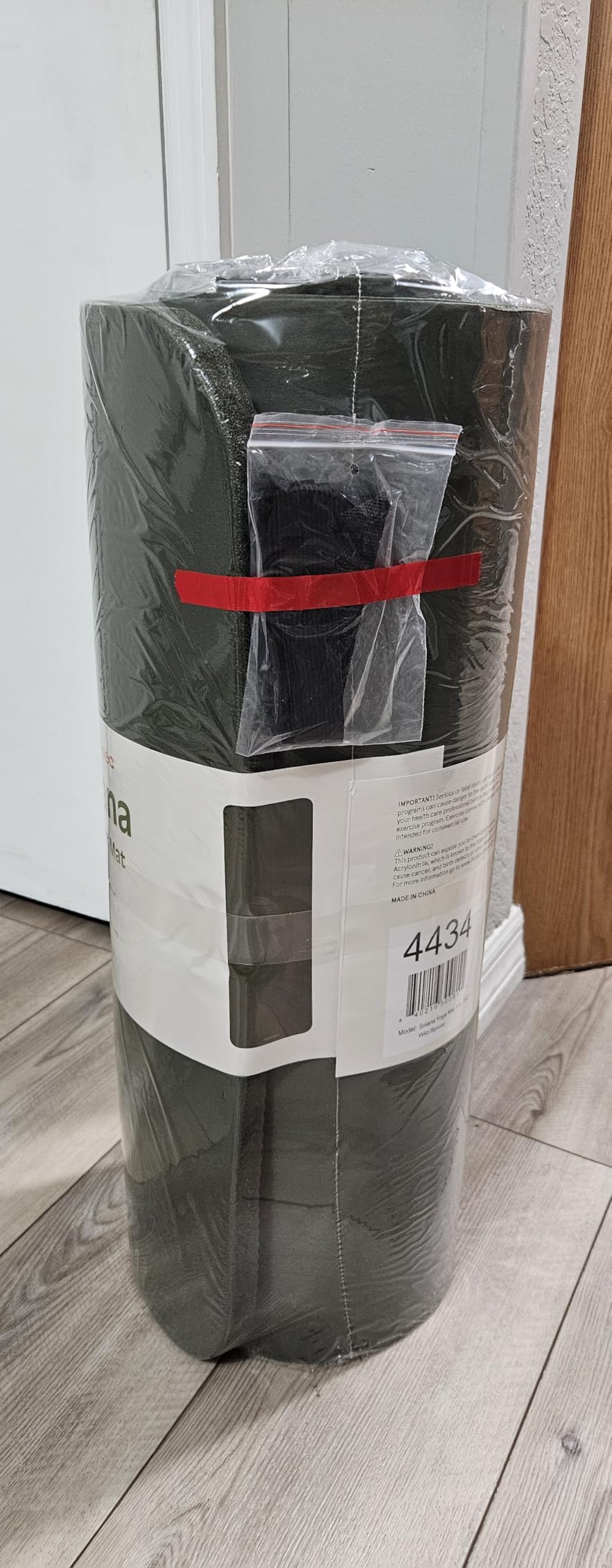 Retrospec Solana Yoga Mat 1-Inch Thick w/Nylon Strap for Men & Women - Non Slip Exercise Mat for Home Yoga, Pilates, Stretching, Floor & Fitness Workouts customer photo 2