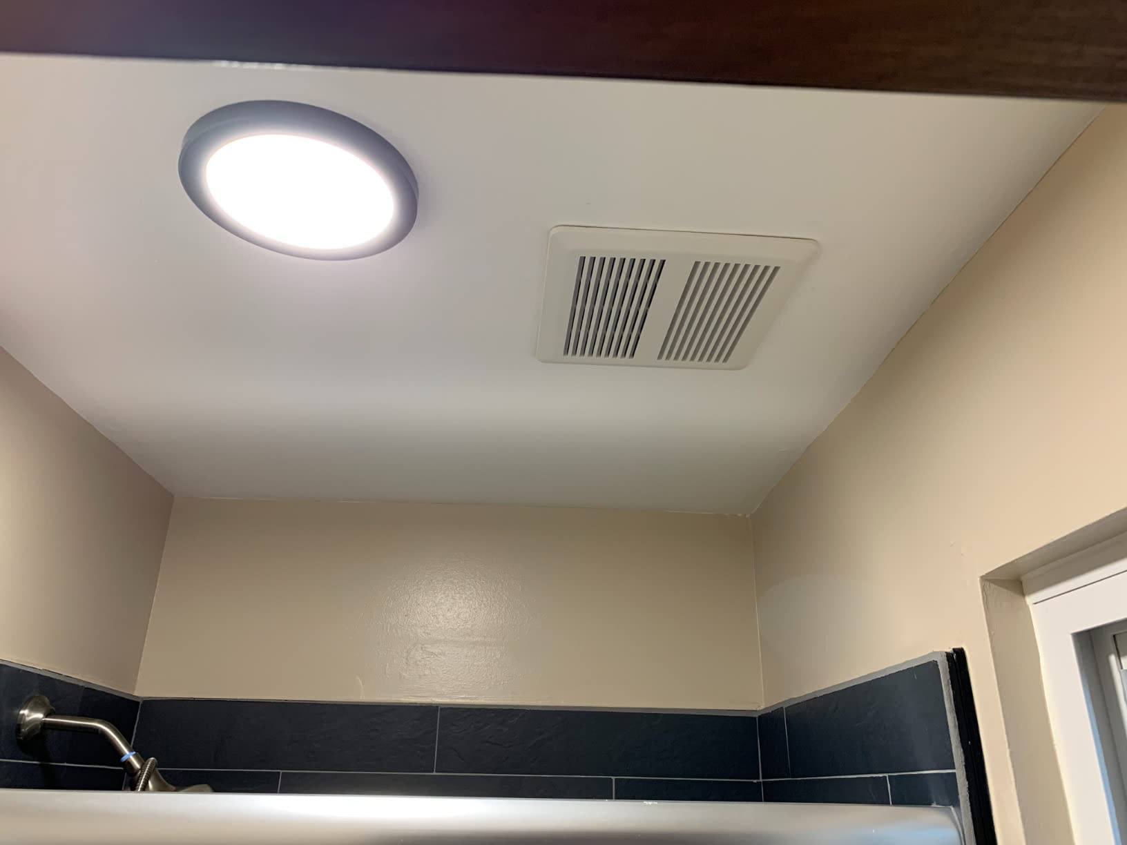 KAZE APPLIANCE SNP100 Bathroom Ventilation Exhaust Extractor Fan, 100 CFM, 0.8 Sone, Energy Star Certified, No Attic Access Required customer photo 2