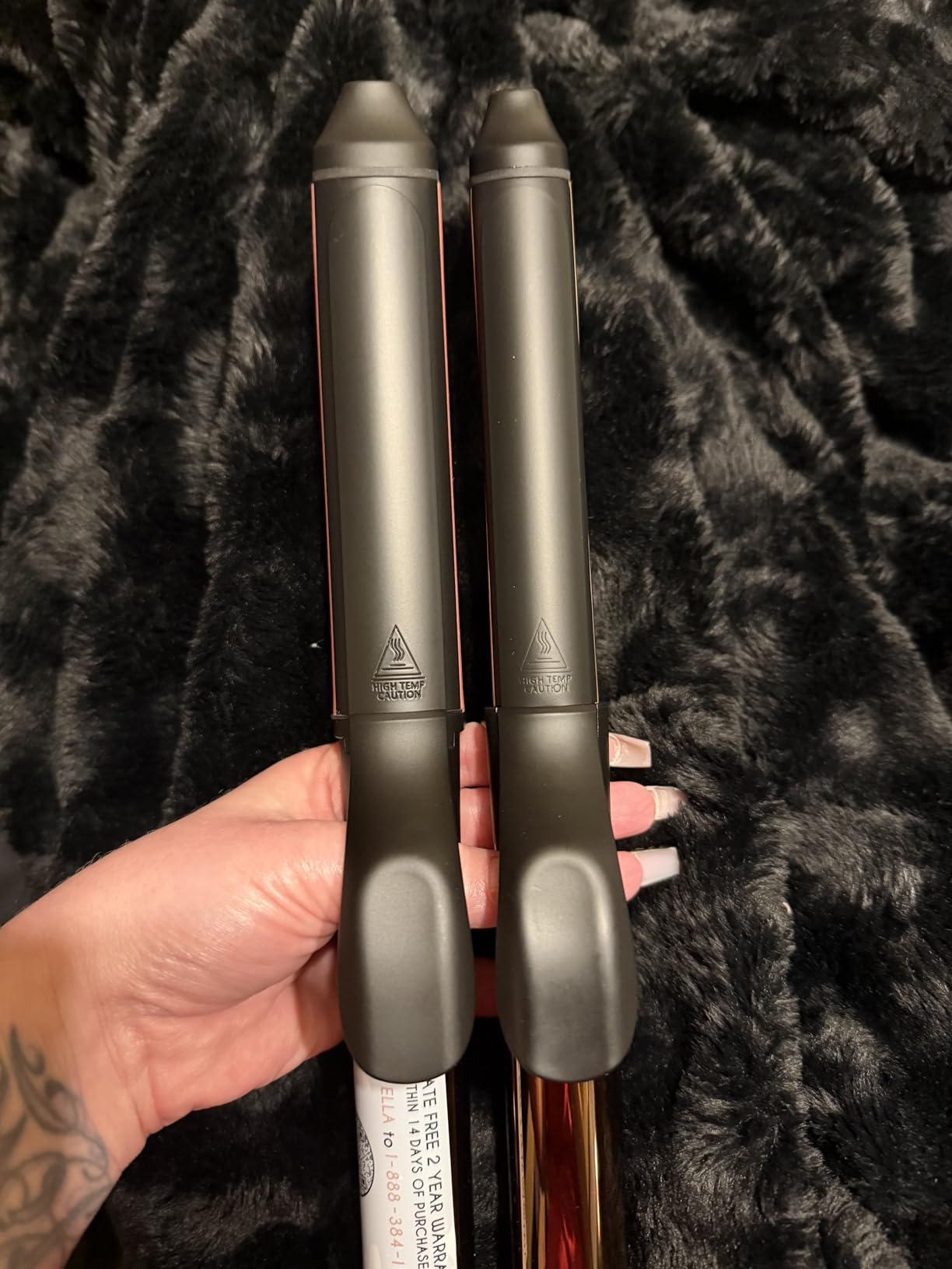 ELLA BELLA Curling Iron 1 Inch, Professional Ceramic Wand, All Hair Types | Professional Hair Curler - Transform Your Look in Seconds. Say Goodbye to Heat Damage with Ceramic Technology customer photo 1