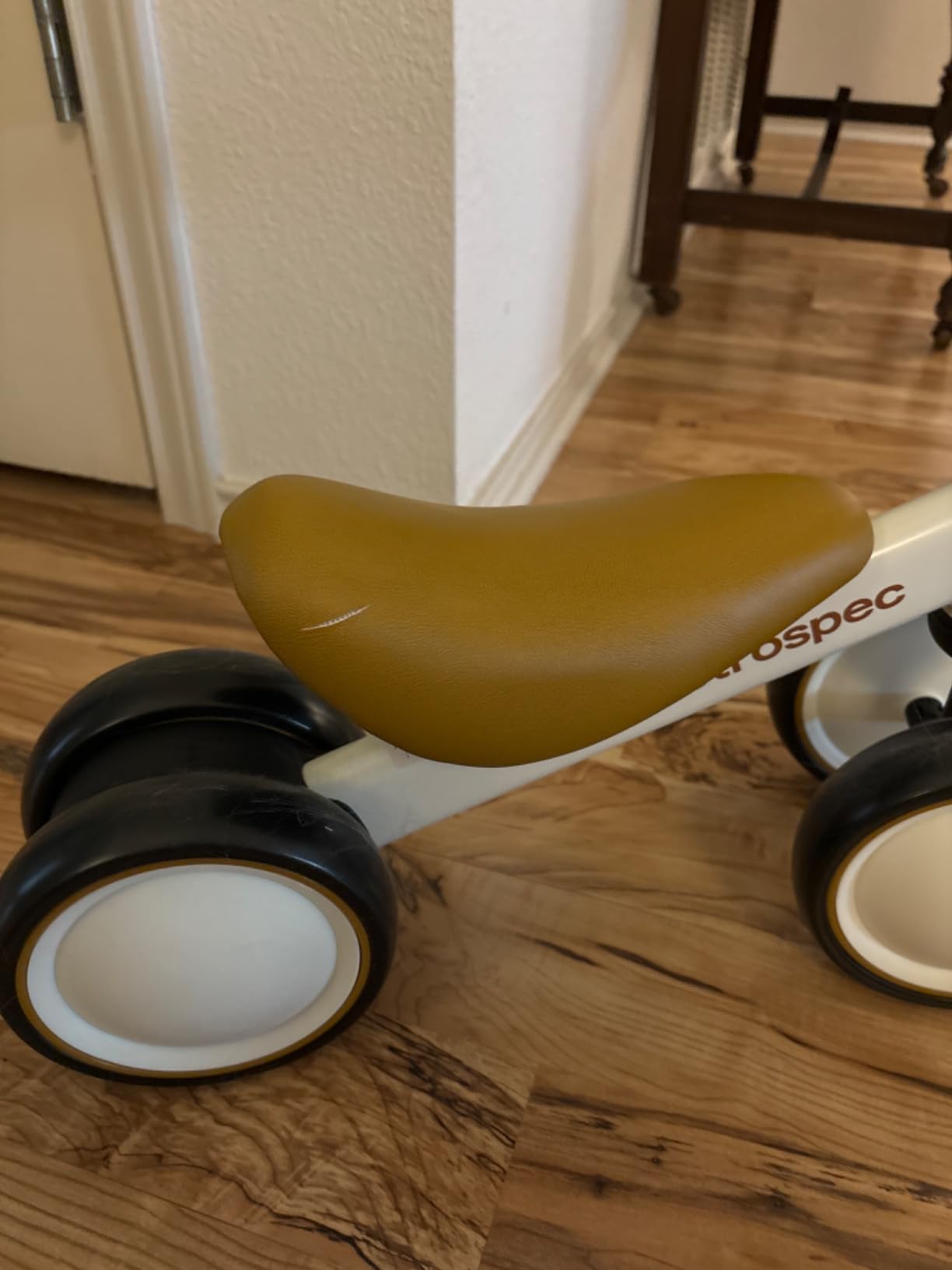 Retrospec Cricket Baby Balance Bike, 4-Wheel Ride-On Toy for Ages 12-24 Months - First Bike & Toddler Bike for 1 Year Old Boys & Girls, First Birthday Gift customer photo 1