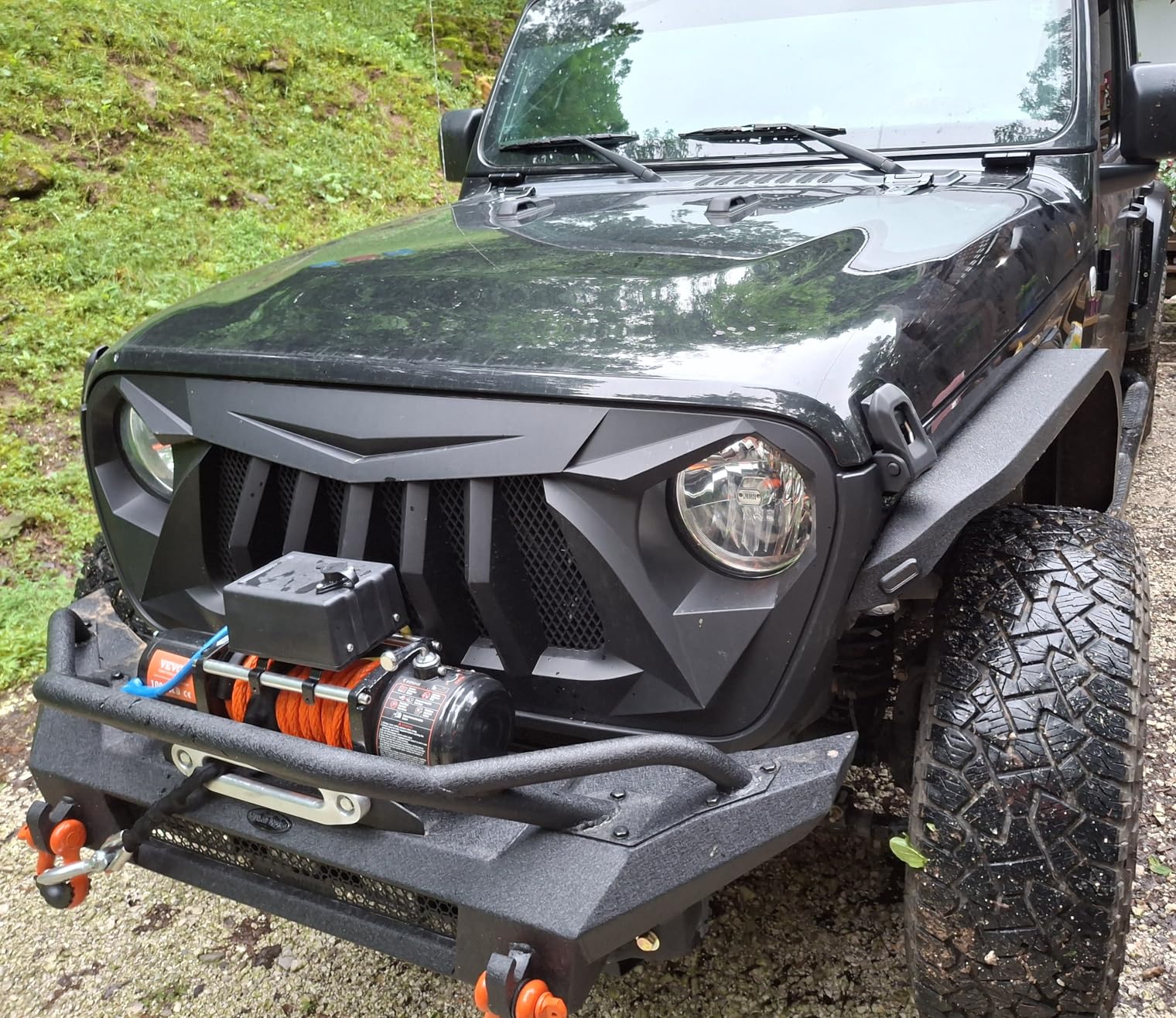 VEVOR ATV Winch, 4500 lb Electric Winch with Synthetic Rope customer photo 1