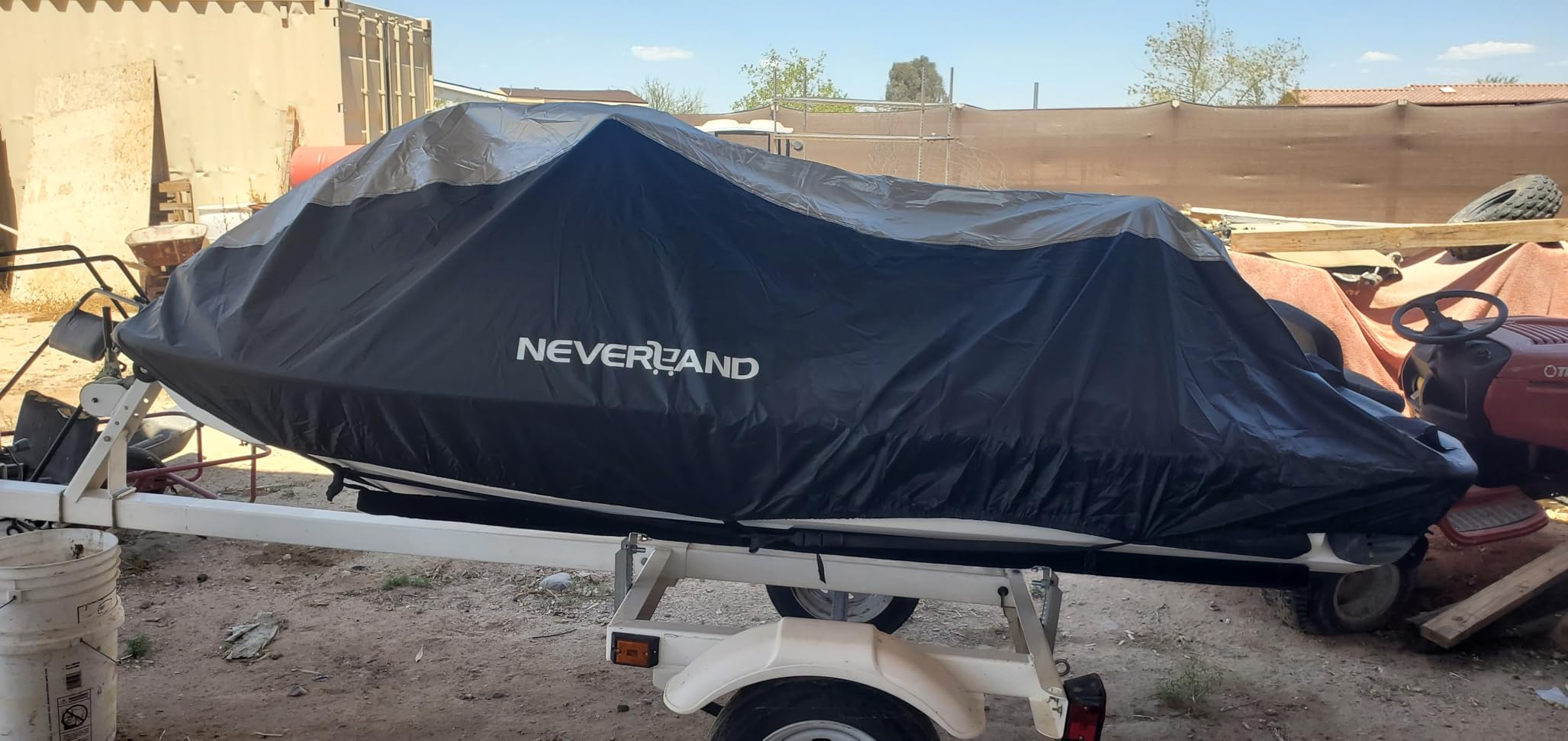 NEVERLAND Jet Ski Cover Jetski Covers 2 3 Seater fits Lengths 115'' to 120