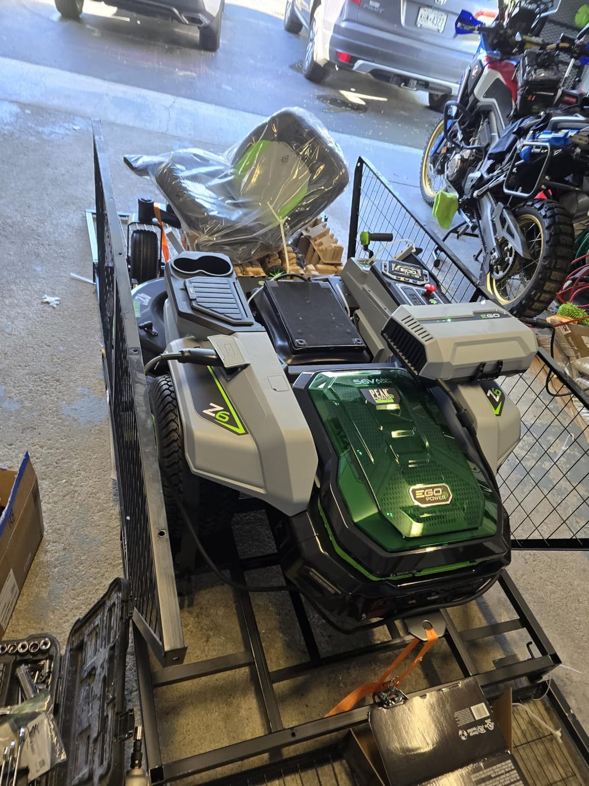 EGO Power+ Electric Riding Lawn Mower, 42