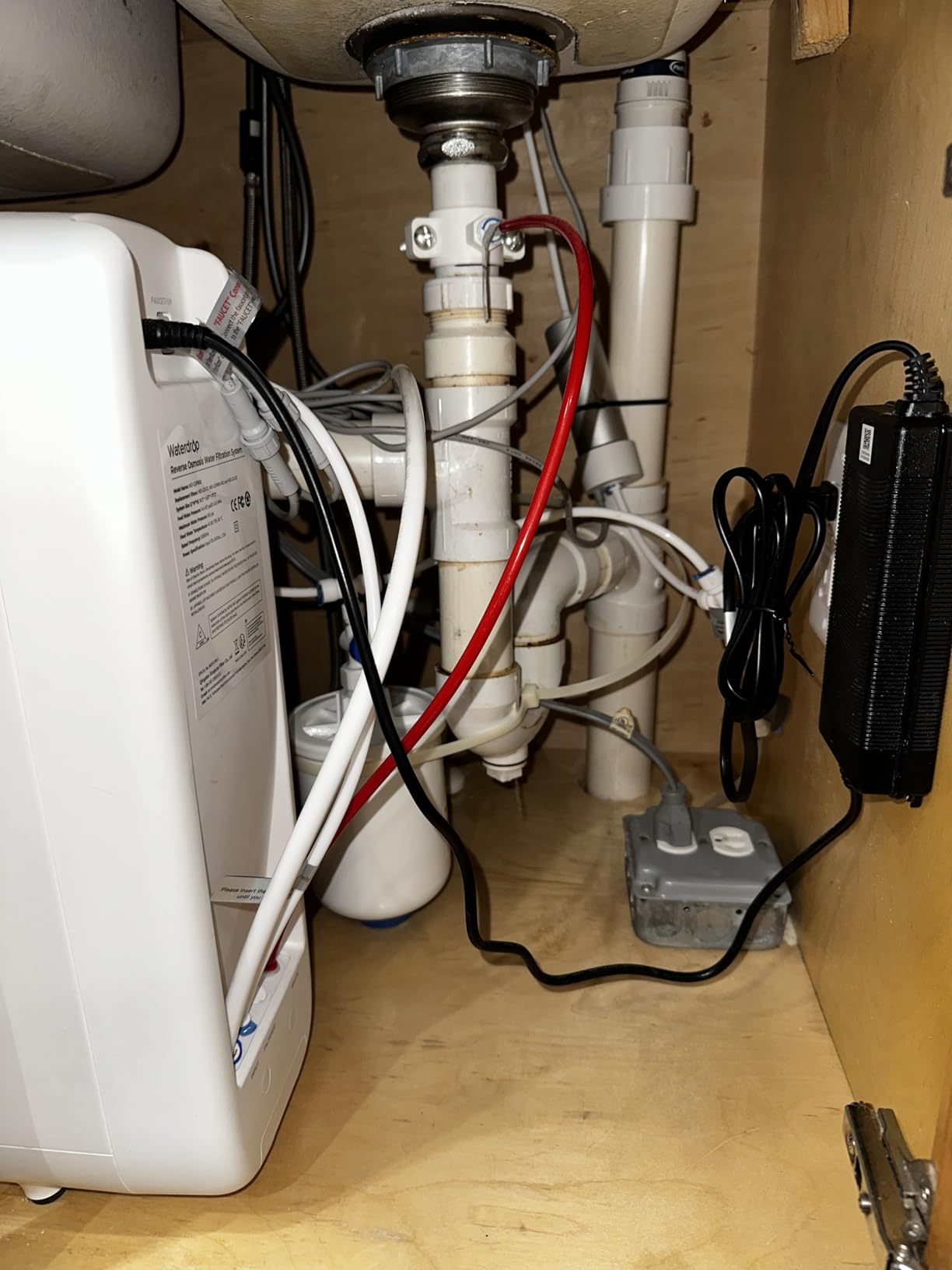 Waterdrop G3P800 Reverse Osmosis Water Filter, 800 GPD, Tankless RO System | NSF/ANSI 42 & 53 & 58 & 372 Certified, 10-Stage RO Water Filtration System Under-Sink, 3:1 Pure to Drain, Smart LED Faucet customer photo 1